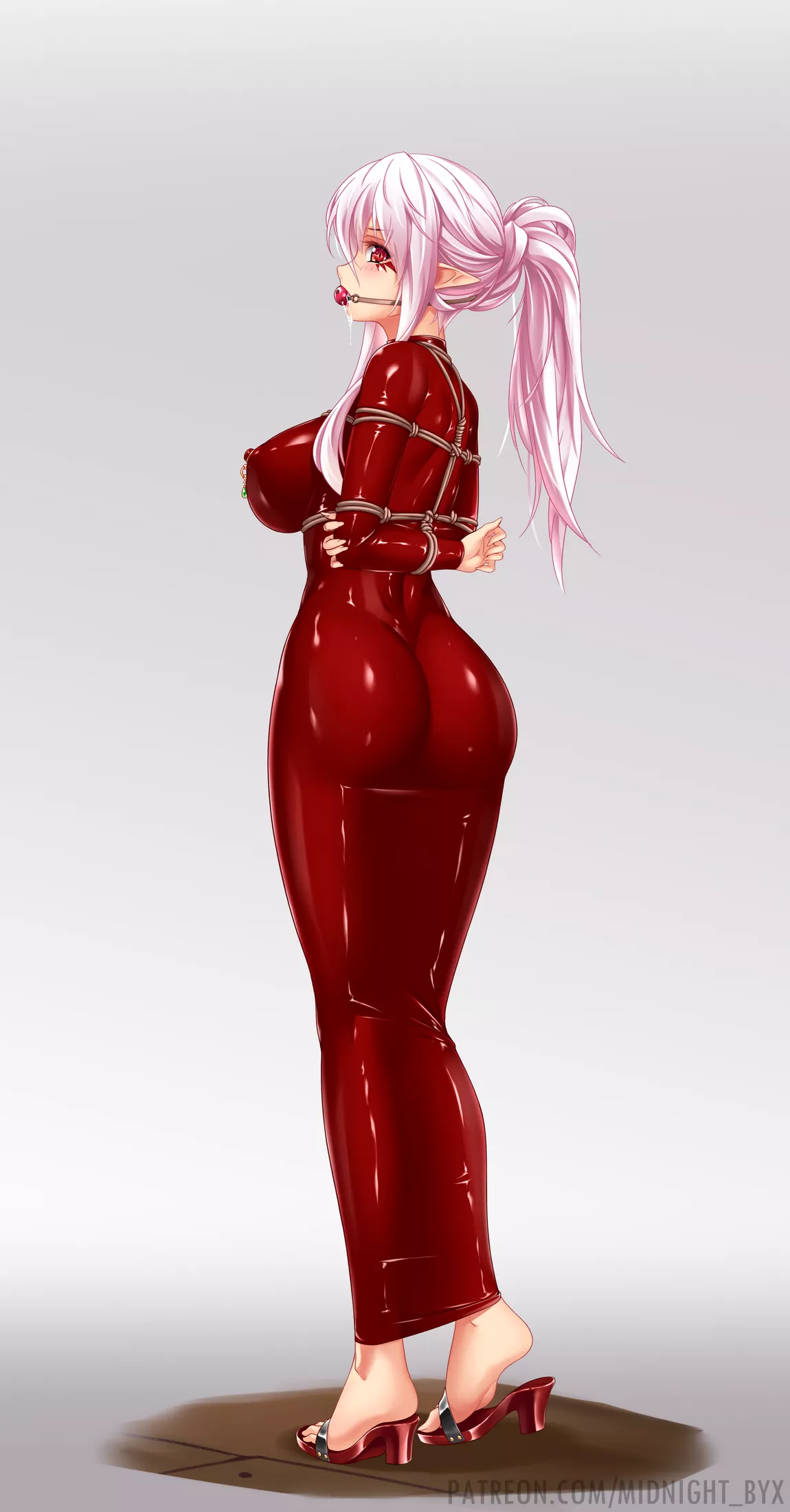 Bound Elf Red Latex (Midnight) [Original] posted by sequence_string