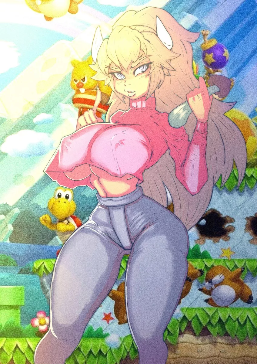 Bowsette got the mushroom (@poweruser_sh) posted by Odbicie