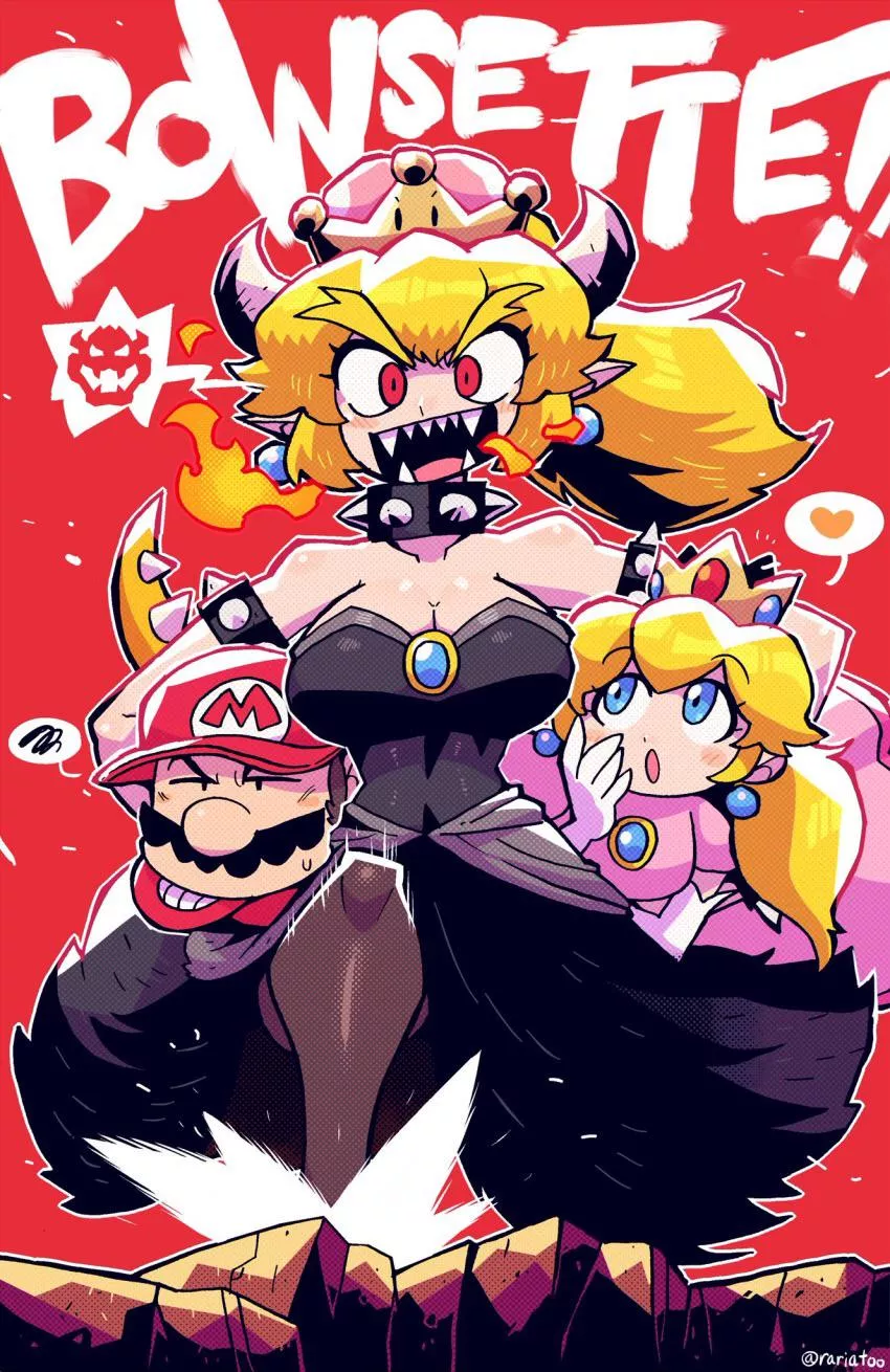 Bowsette on an adventure! posted by PeakStudios