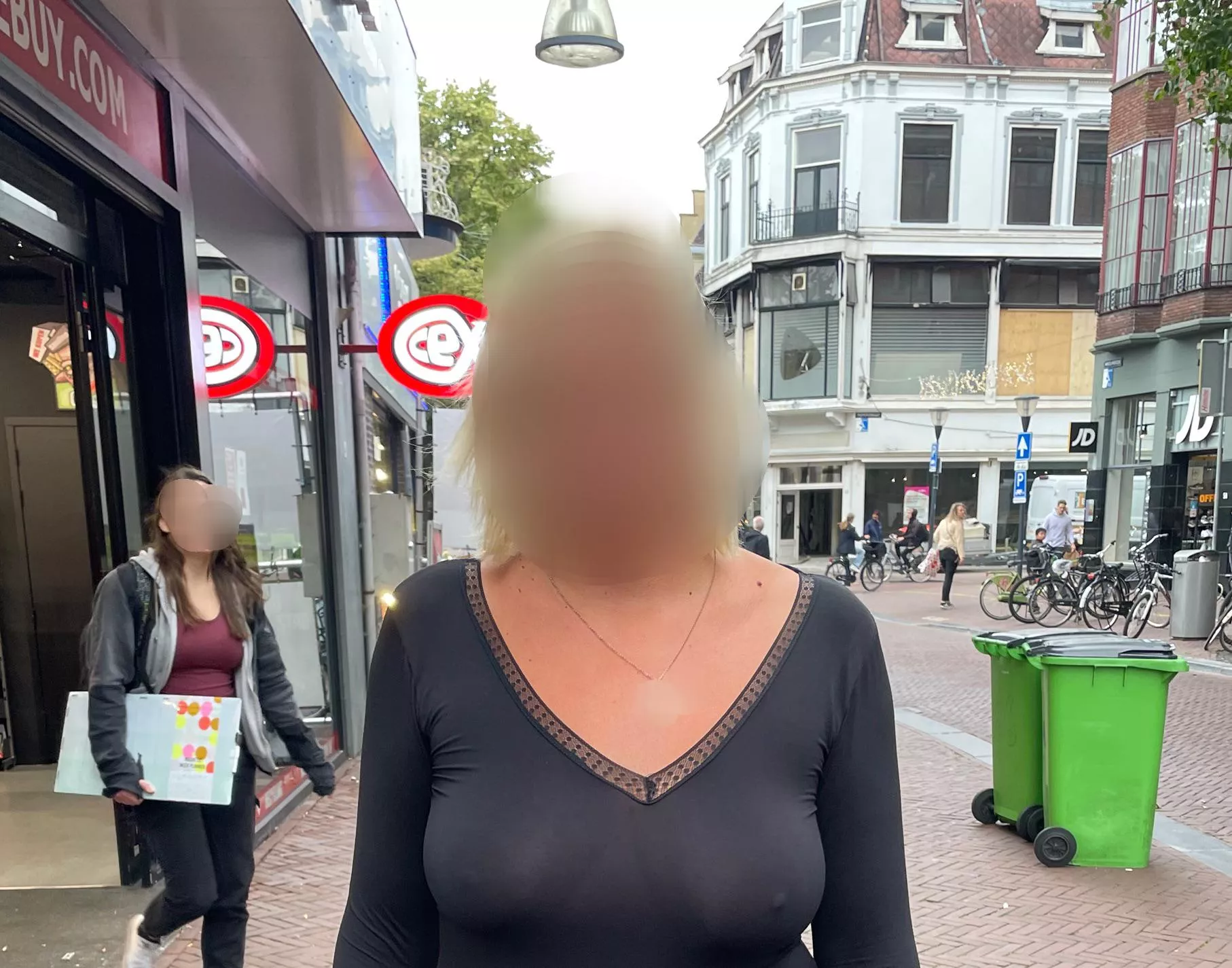 Braless i think anyone noticed it posted by dutchwijfje1986