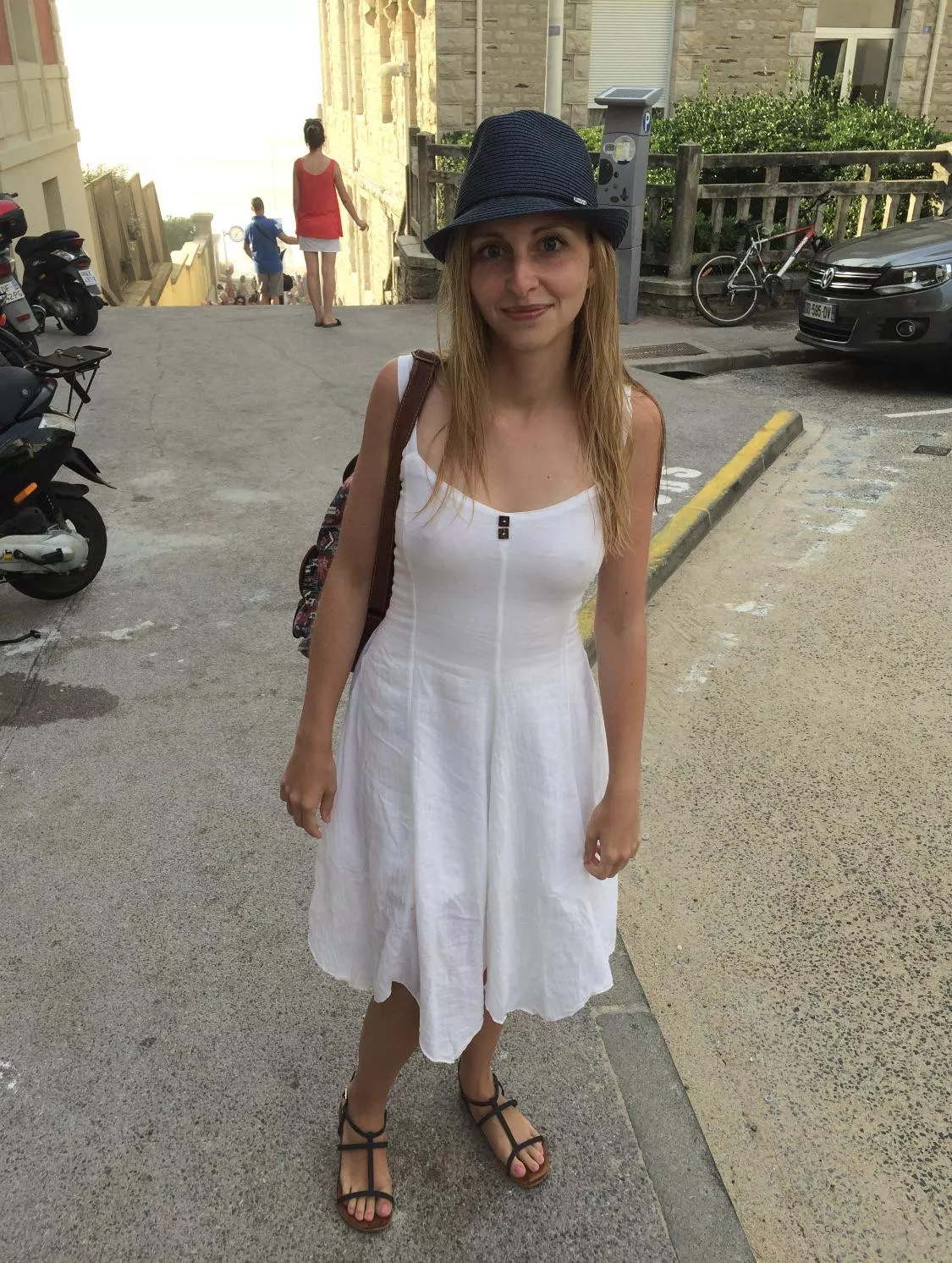 Braless in the street :) 'f31' posted by only_blondie