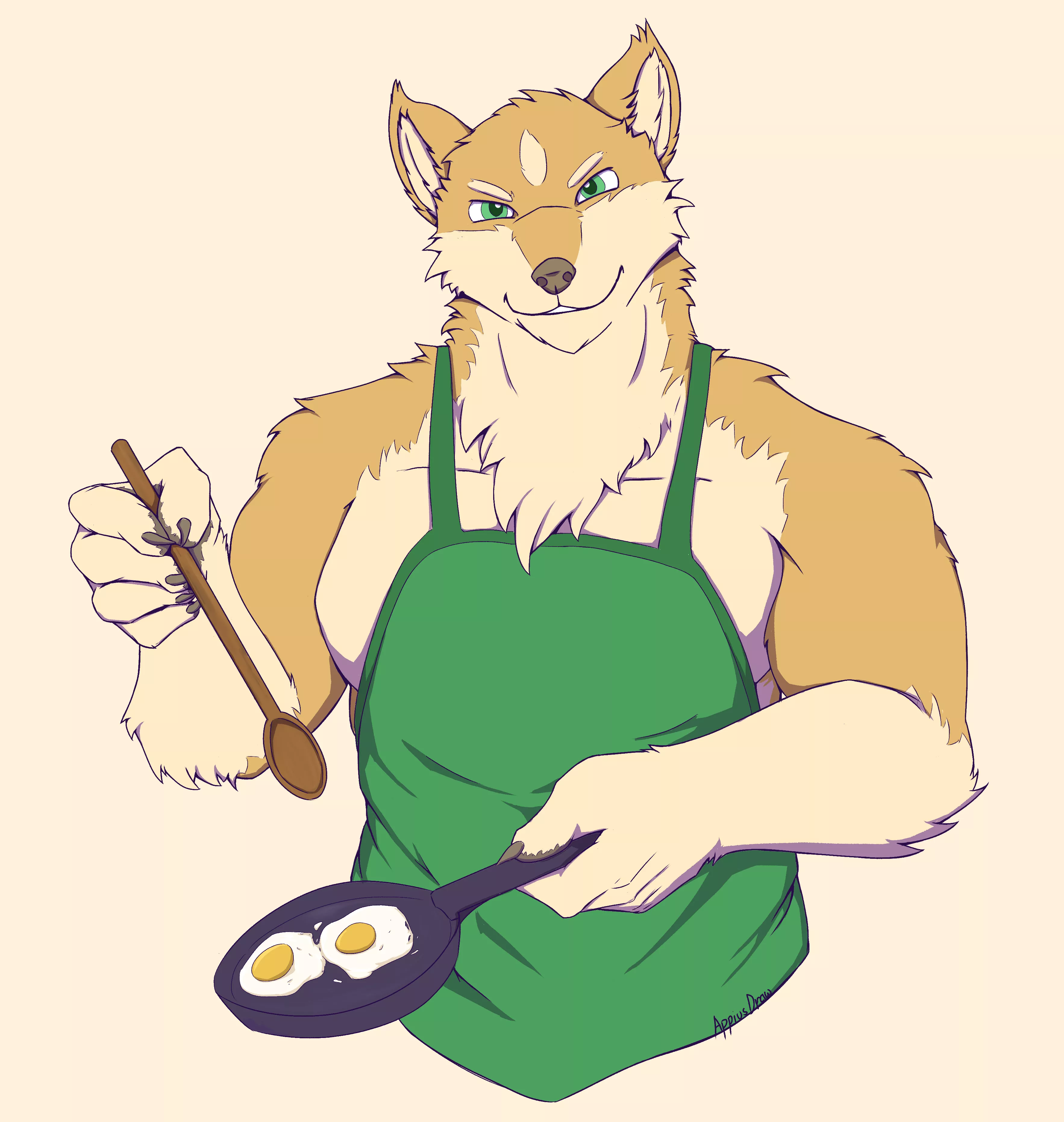 Breakfast Eggs (Art by Me) posted by AppiusWoof