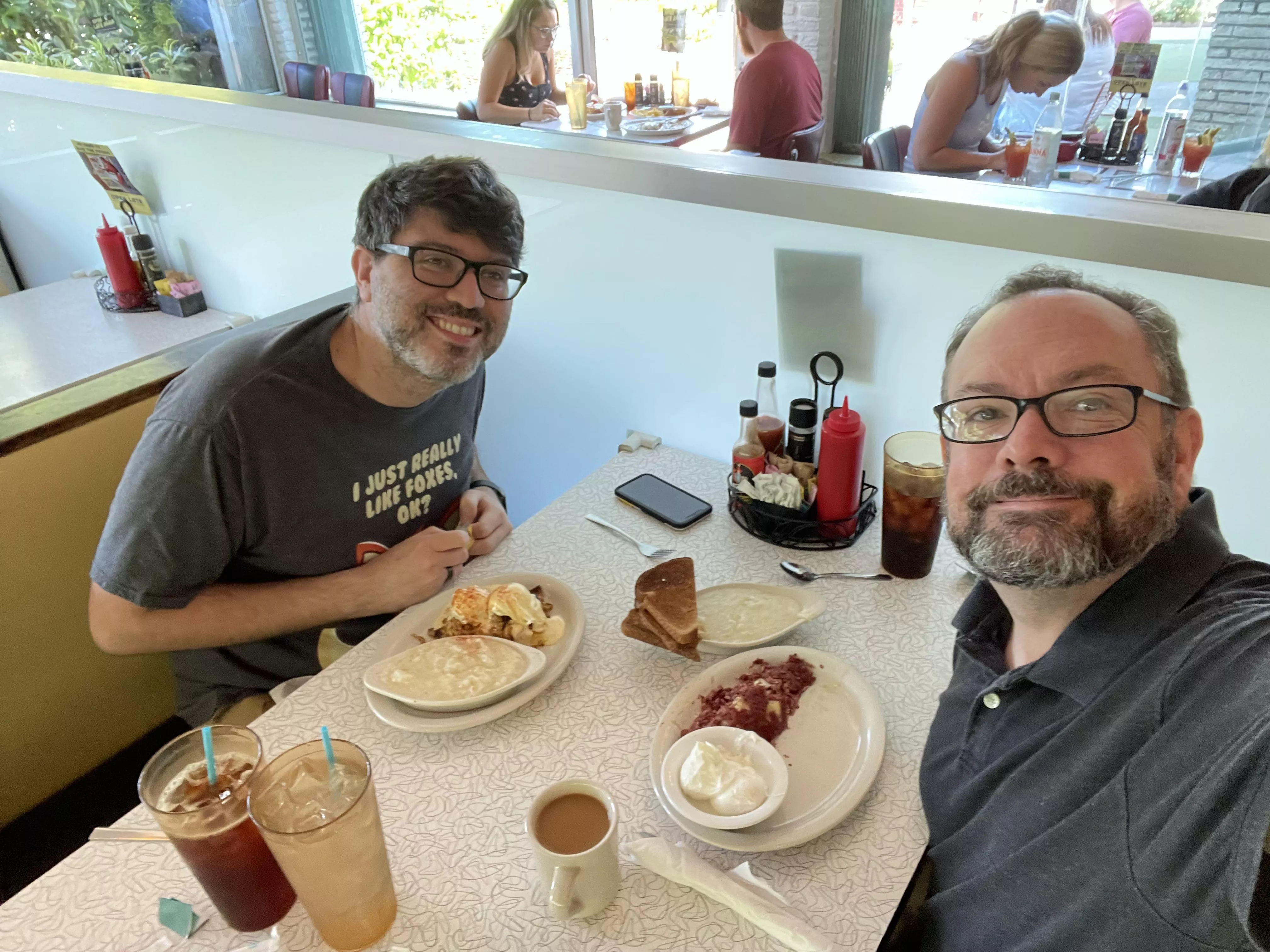 Breakfast with my handsome husband posted by jomu1074