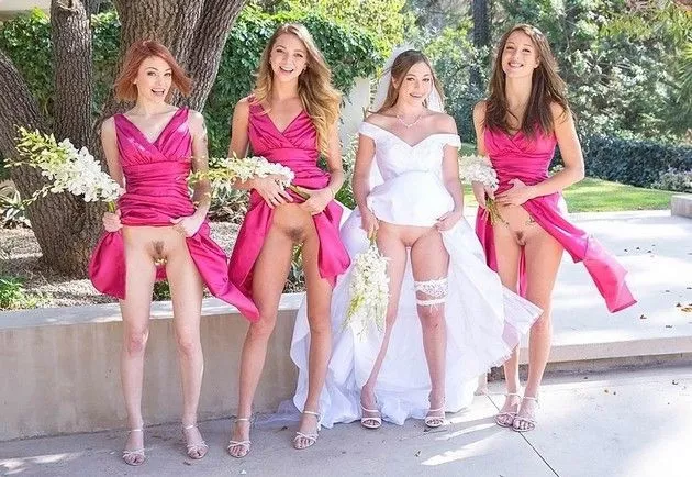 Bridal party flashing posted by Cum_Cannon02