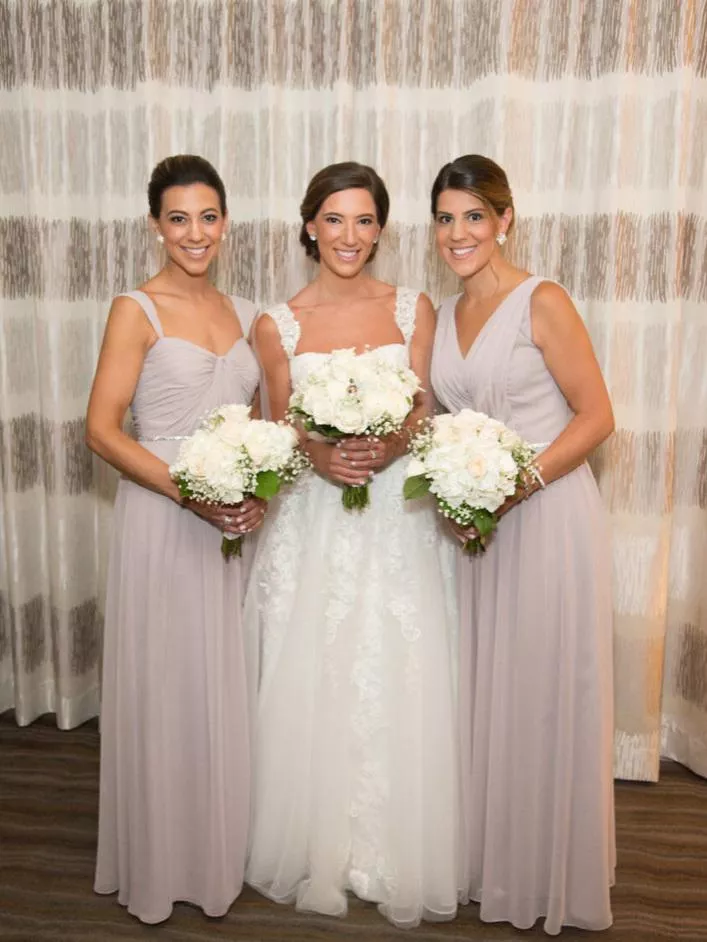 Bride with her bridesmaid sisters posted by cantstopjo033