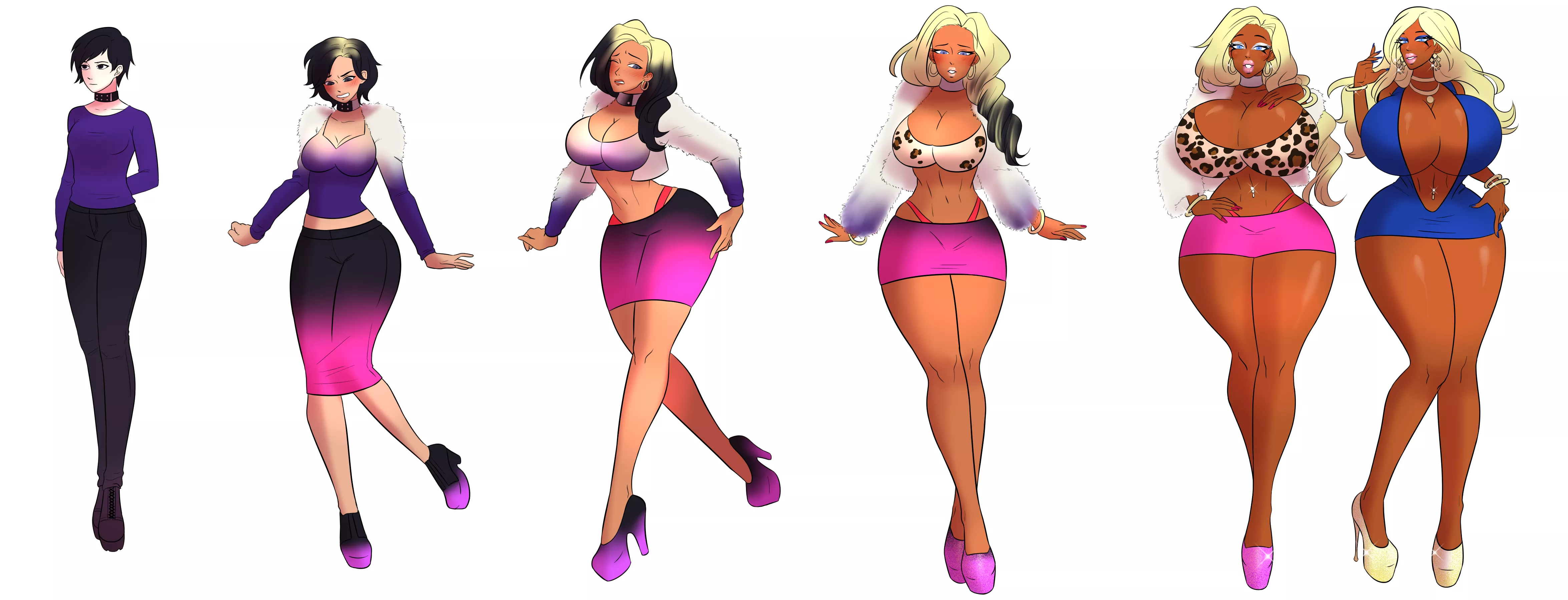 Bridgette Brat Bimbo OC TF sequence [F Human -> F Bimbo/Brat, Bimbofication, Bratification] by KeyGii posted by notmma