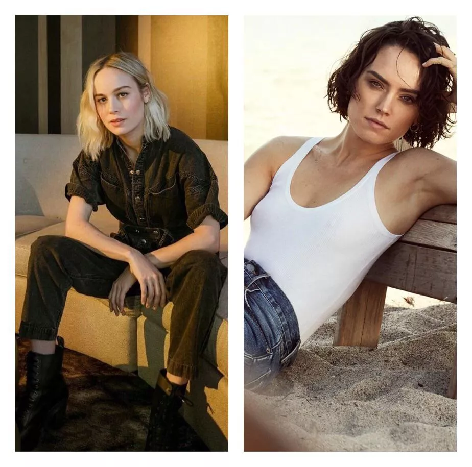 Brie Larson and Daisy Ridley both rocking the tomboy look posted by oohjustalittlebit34