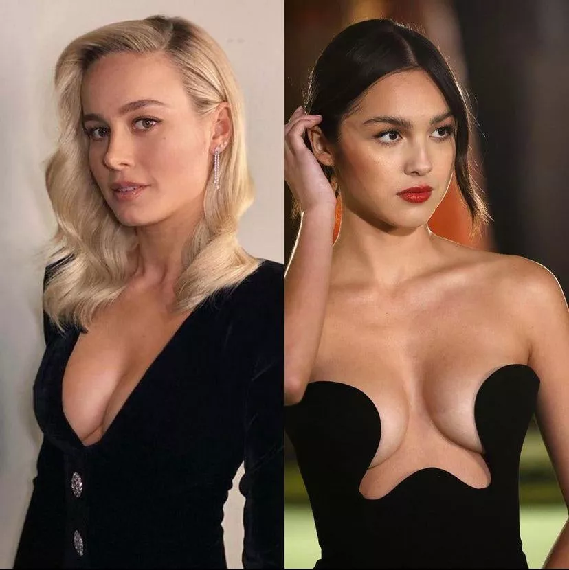 Brie Larson or Olivia Rodriguez? Which rack looks better in a black dress? posted by Status-Loss-91