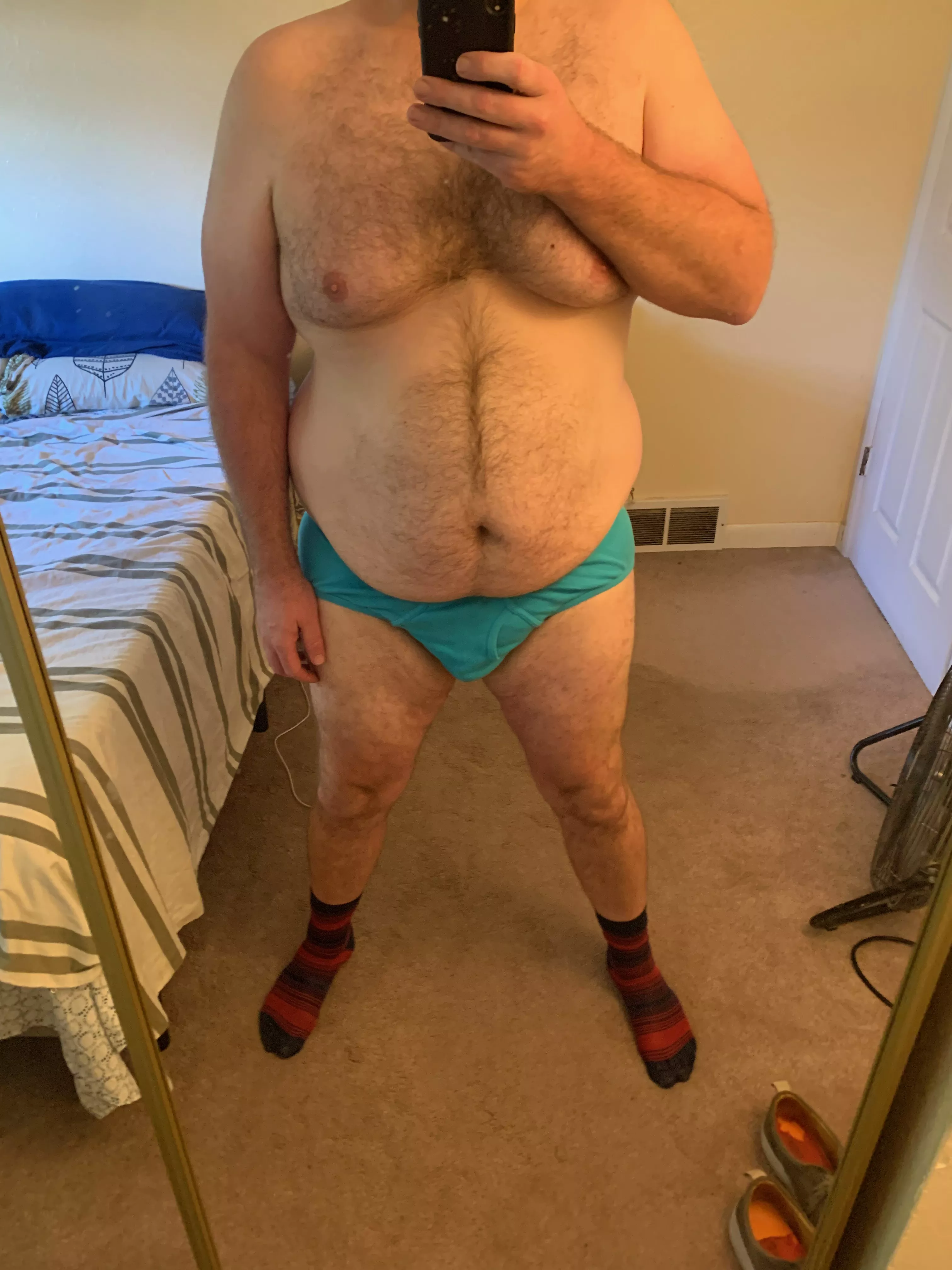 Briefs and Socks so my Toes Stay Warm posted by PlumbingSweater