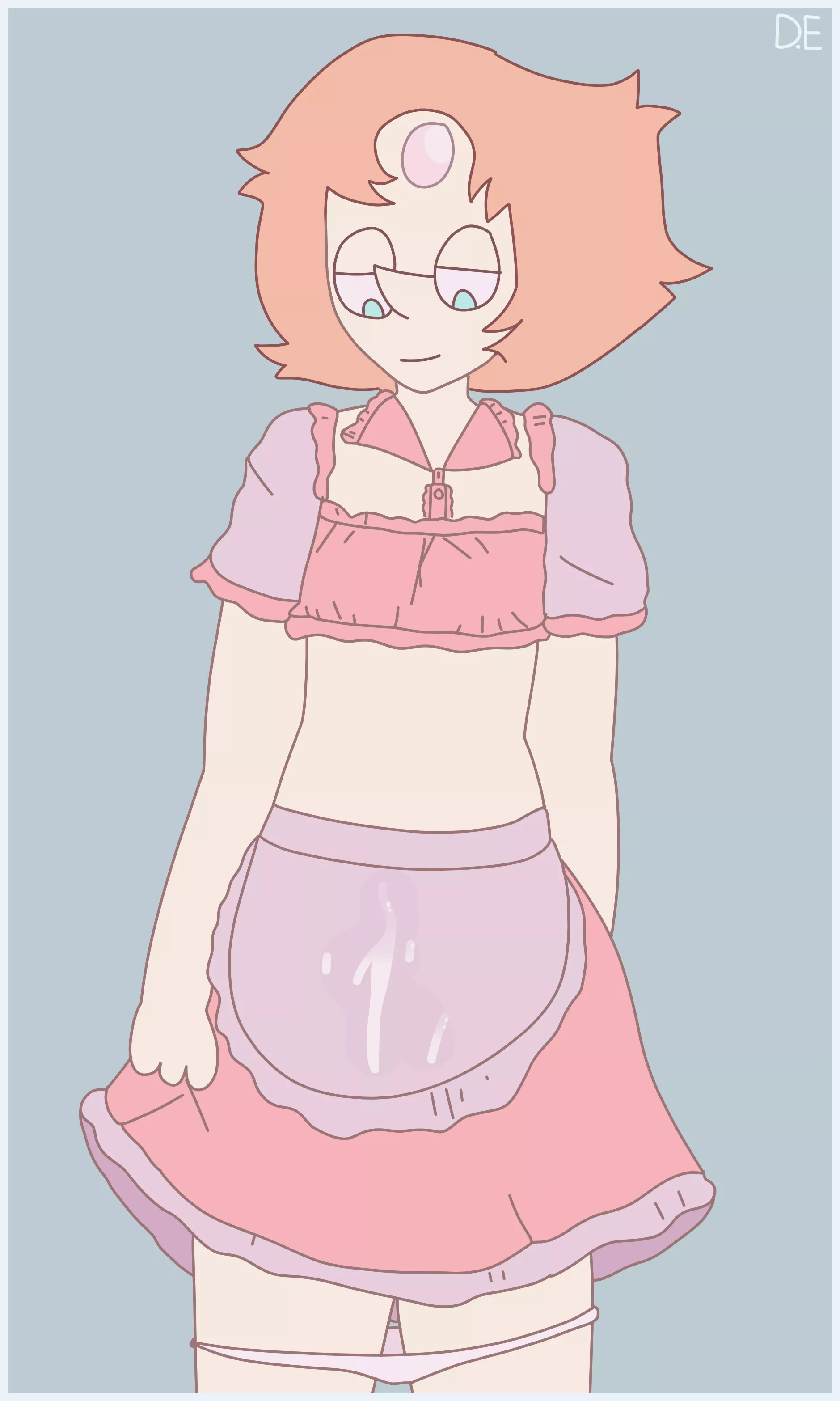 Bruh who nutted on pearls dress posted by Drawinecchi