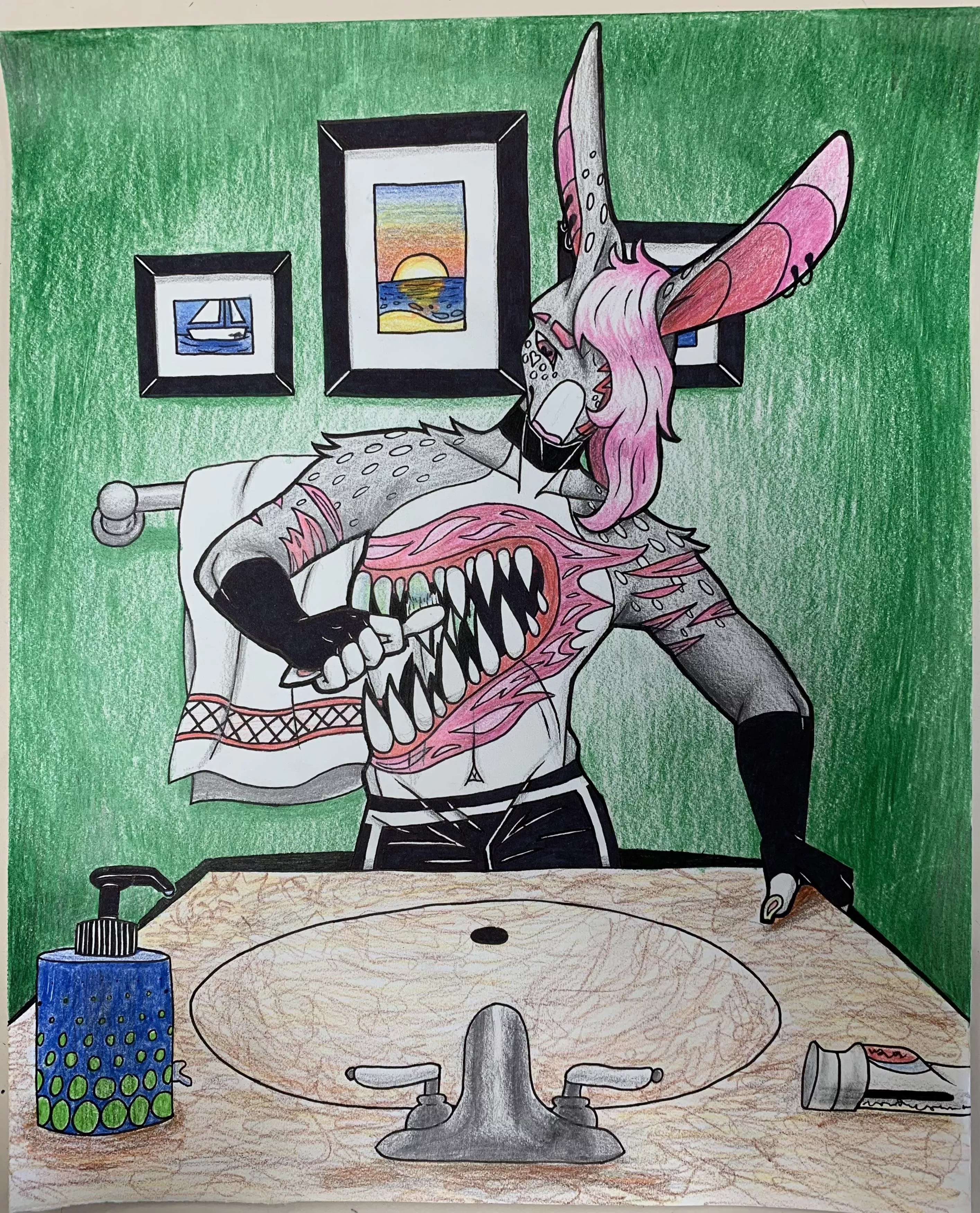 ‘Brushing Teeth’ by me posted by kenny2475