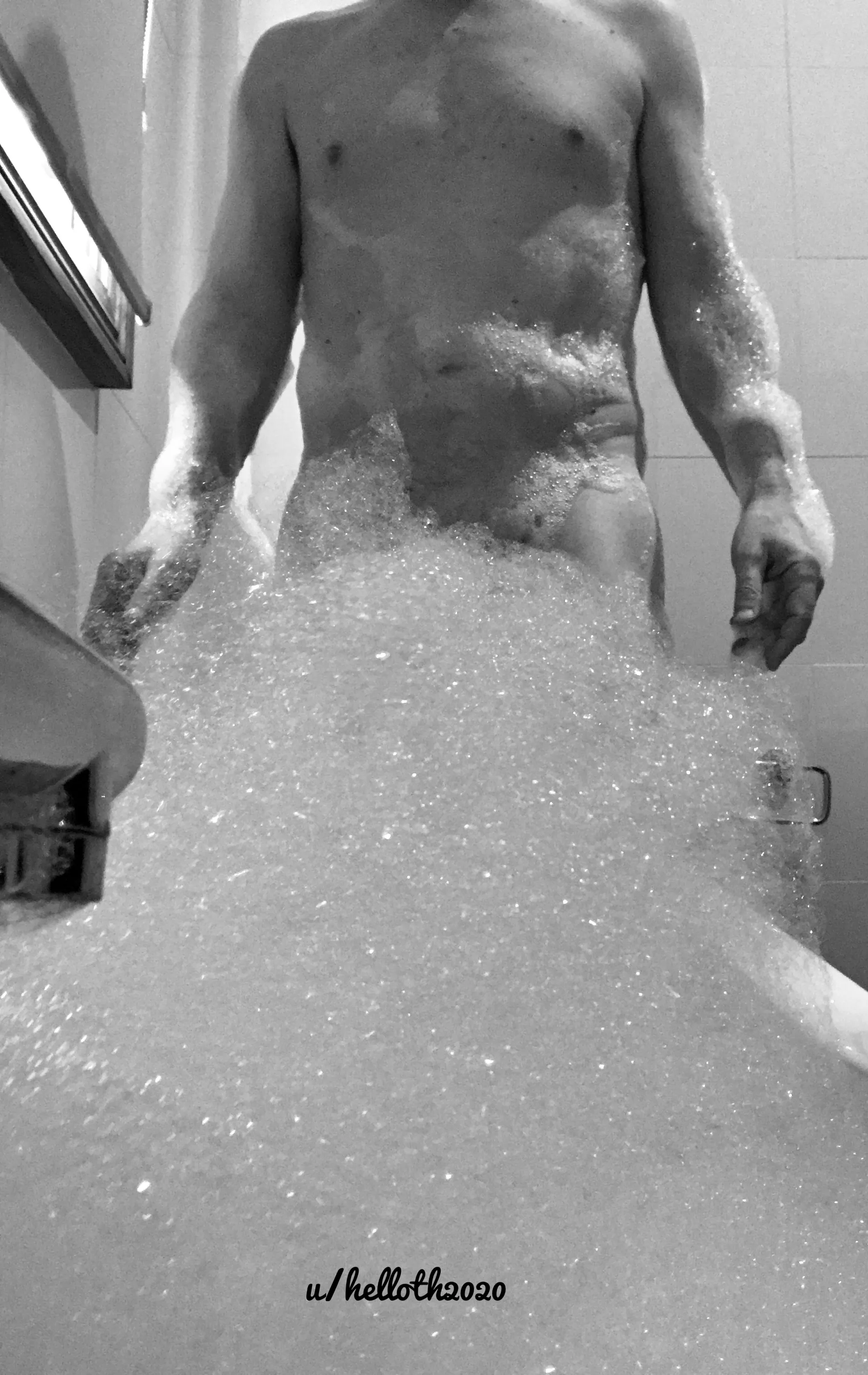 Bubbles make a bubble bath, but you would certainly make it a sexy bubble bath posted by helloth2020