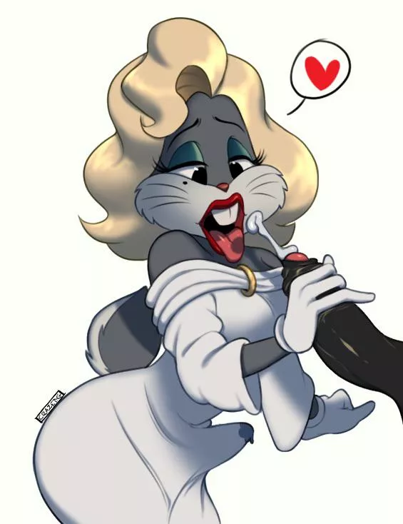 Bugs Bunny as Marylin Monroe (CrazedG) posted by noturfriendo