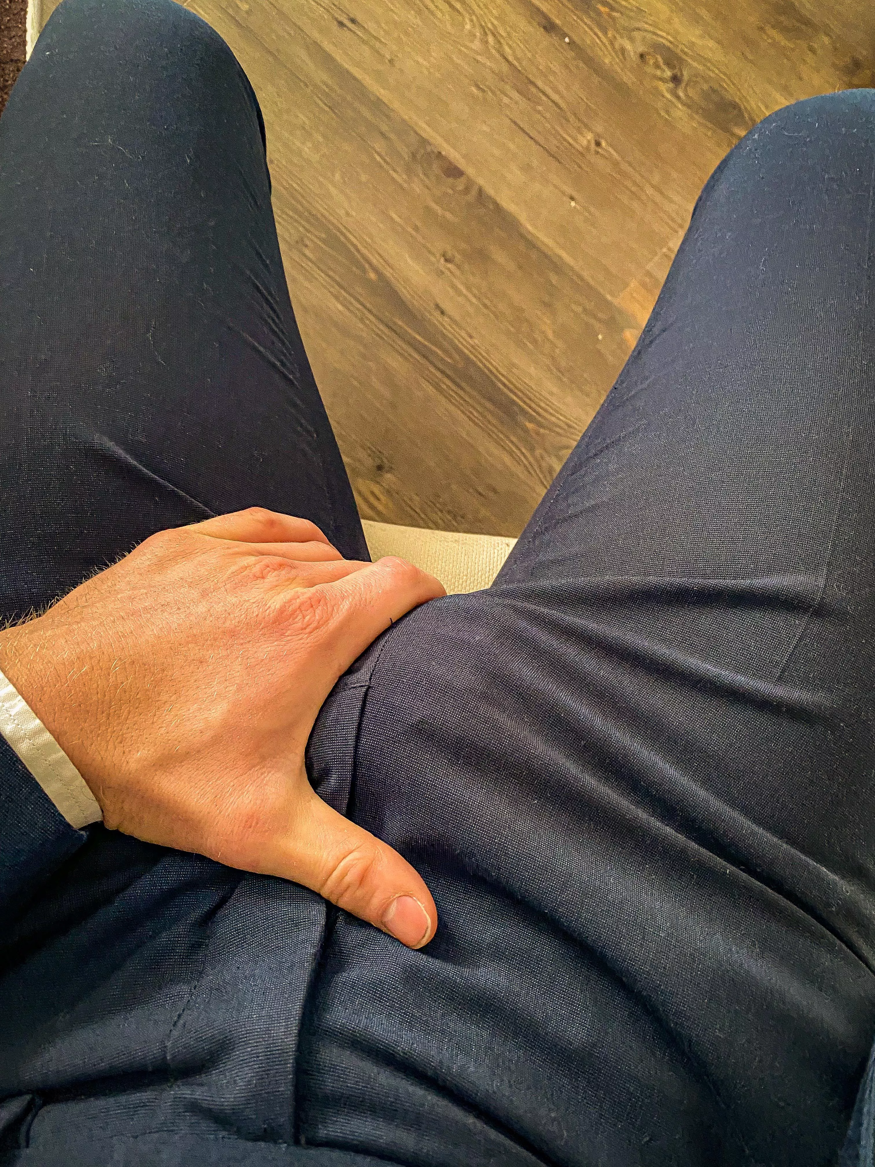 Bulged up during my work call posted by TheNickTaylor