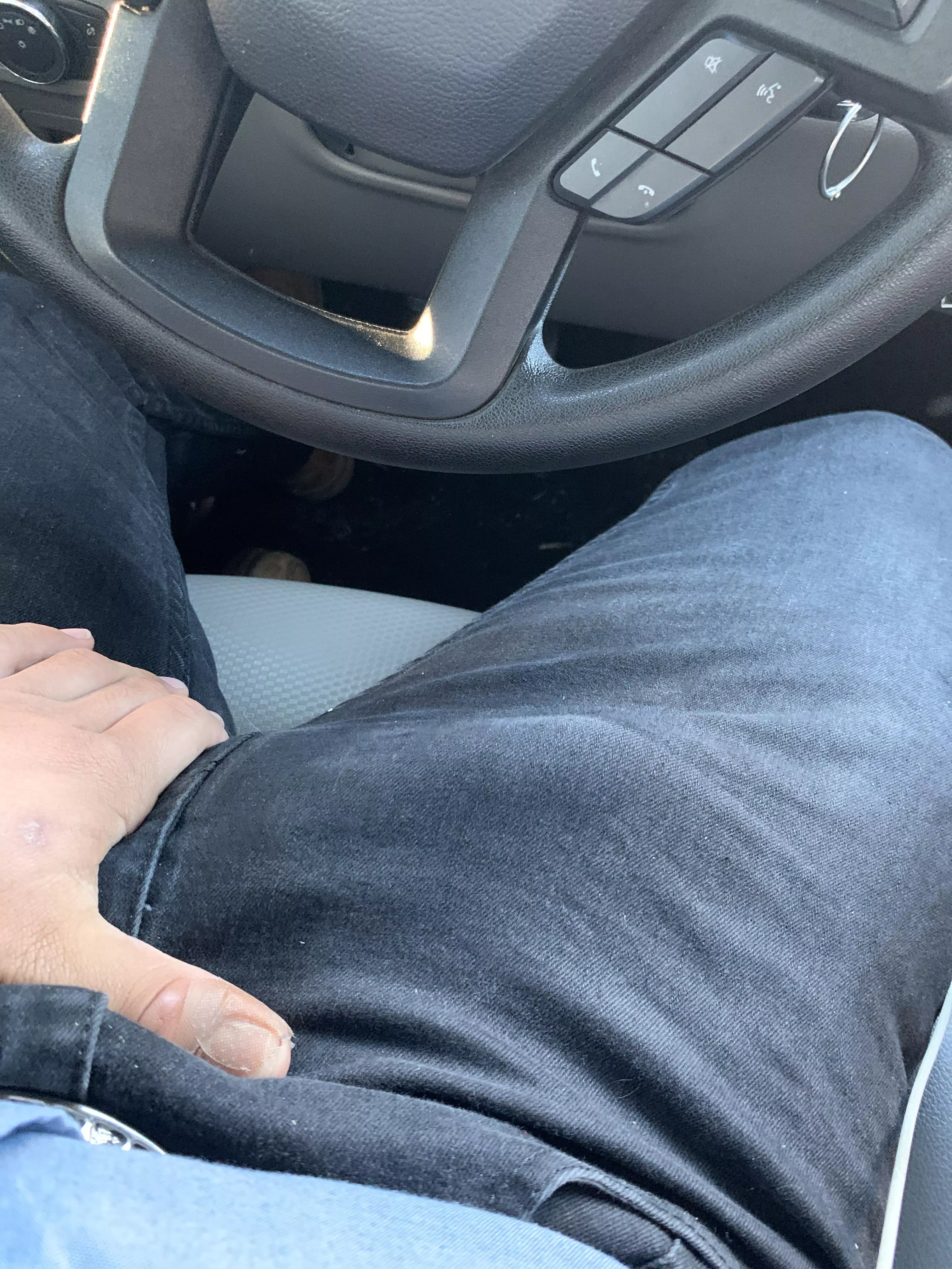 Bulging outta my work pants posted by ApplicationDry5485