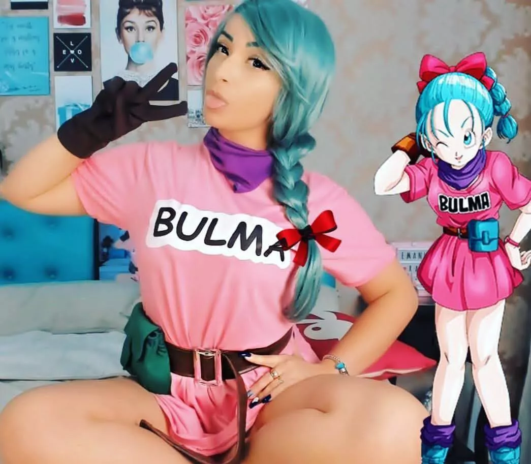 Bulma cosplay by my perfect princess Emanuelly Raquel posted by Itchy-Throat7330