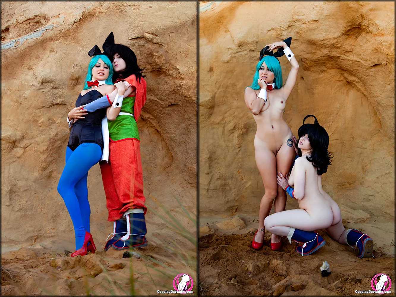 Bulma & Yamcha - Dragonball on/off posted by CosplayDeviants