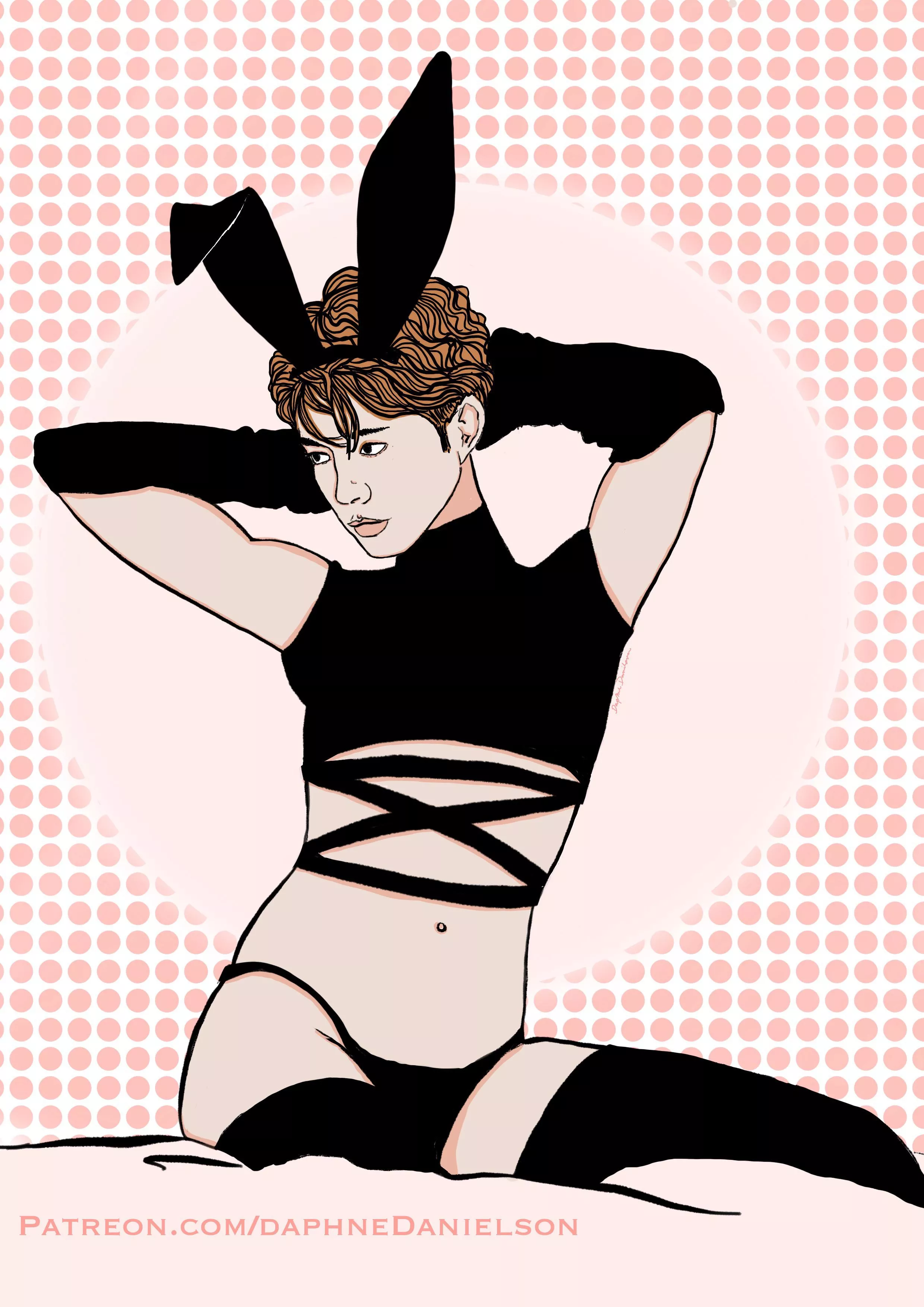 Bunny boi (OC) posted by fuzziblanket