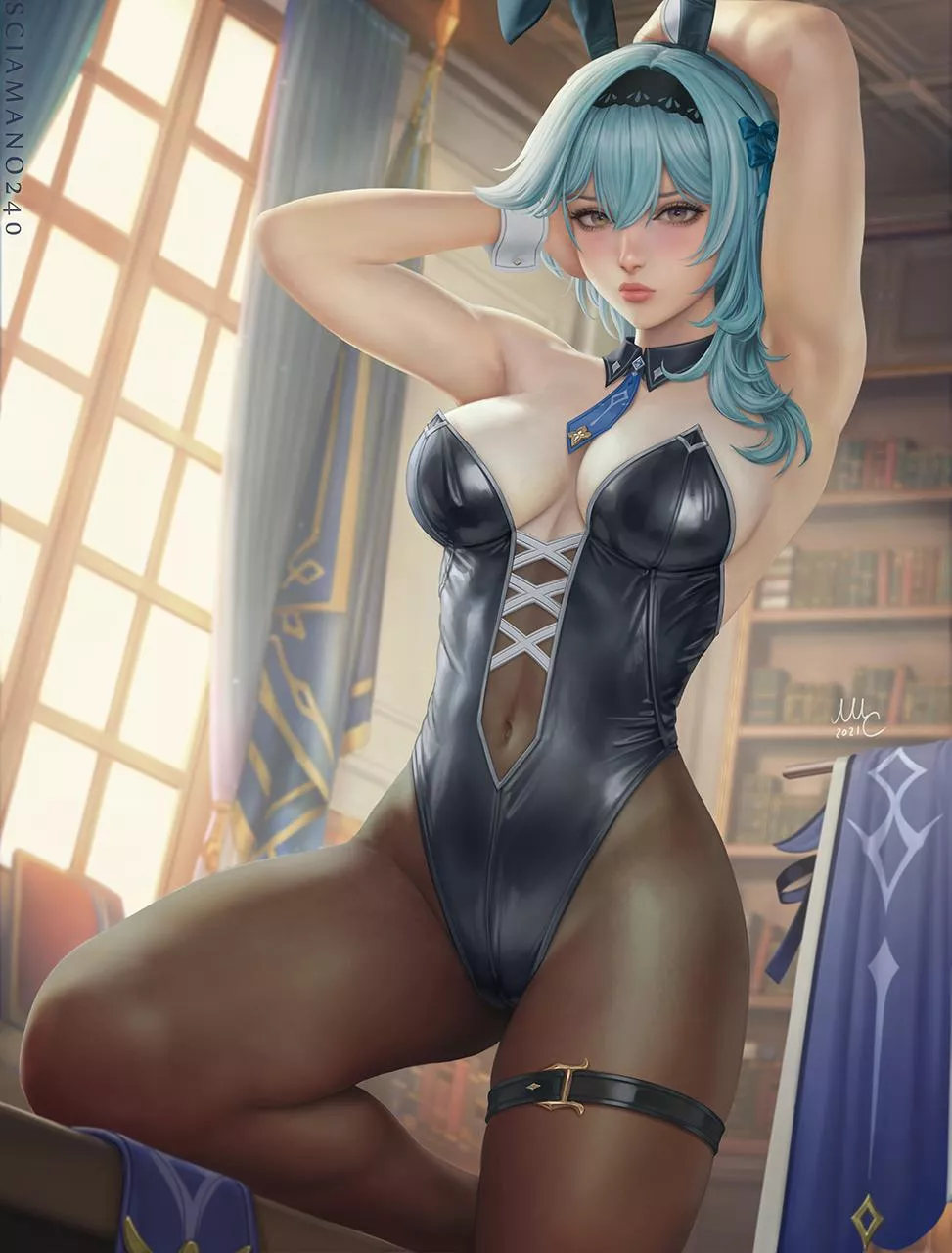 Bunny Eula [Genshin Impact] posted by CheetahSperm18