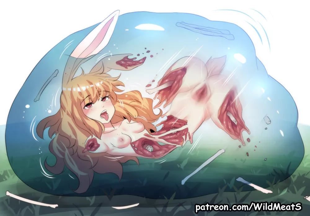 Bunny Girl eaten by a Slime[?/F][Hard Vore][Artist: Kurohime] posted by ThrowAwayThisEntireS