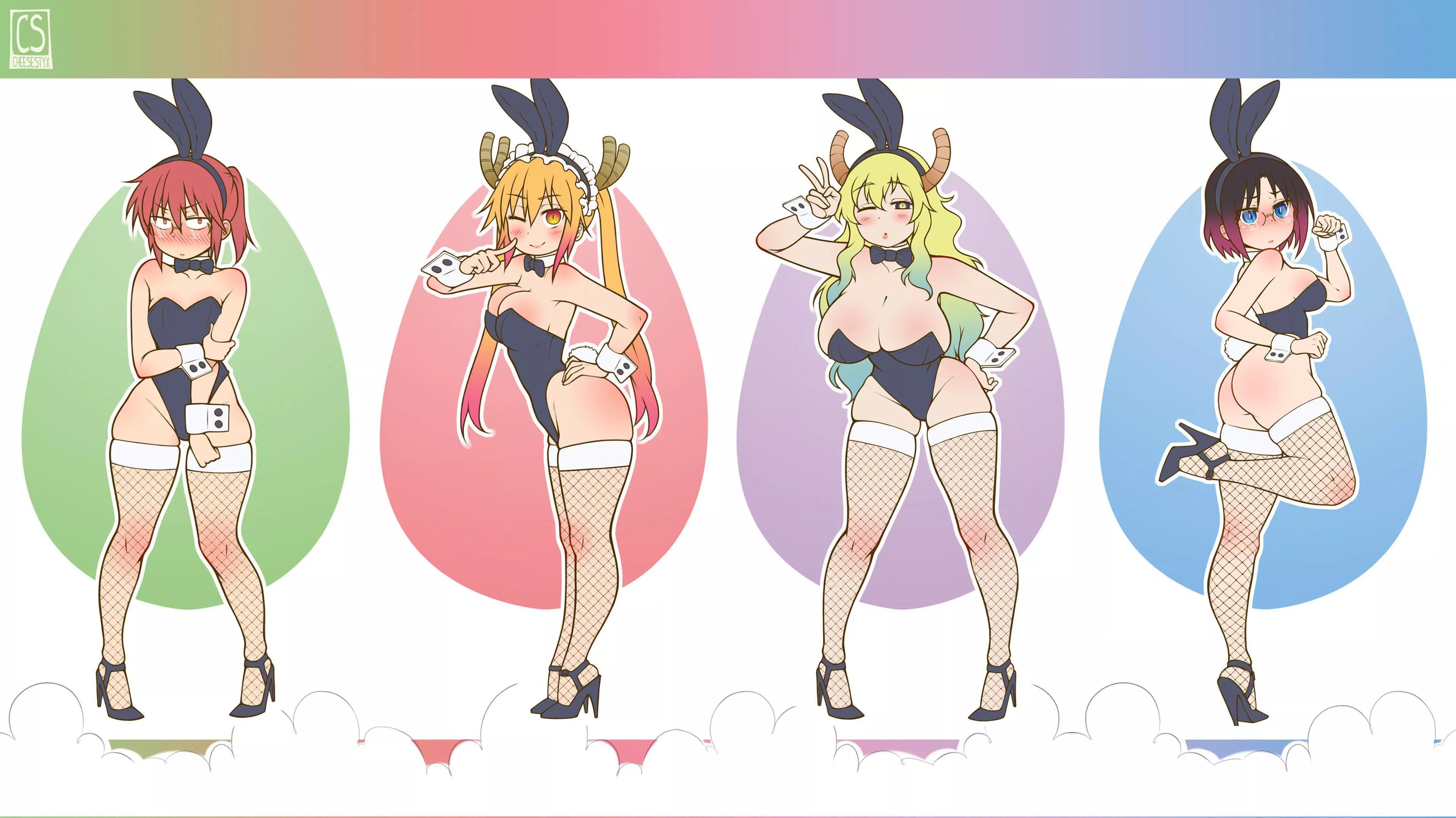 Bunny girls are ok, bunny dragons are perfection. posted by EltioEmiGomez7u7