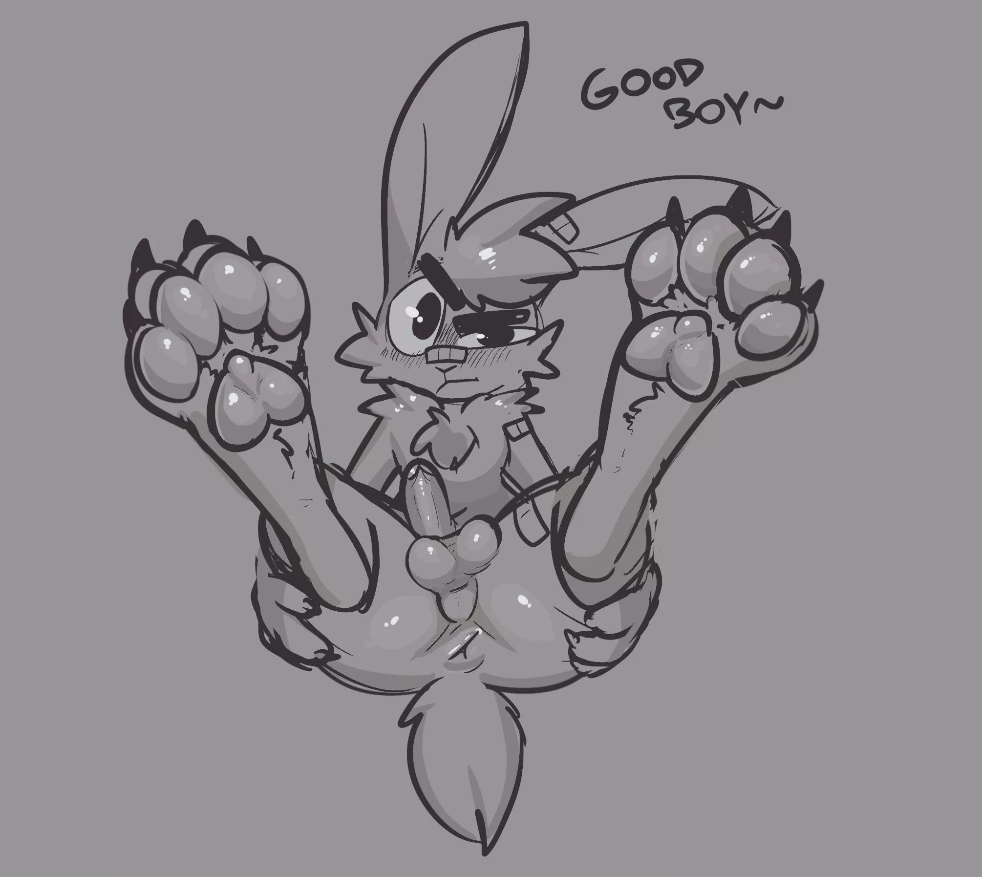 Bunny pawbs(oc) posted by Xing_1