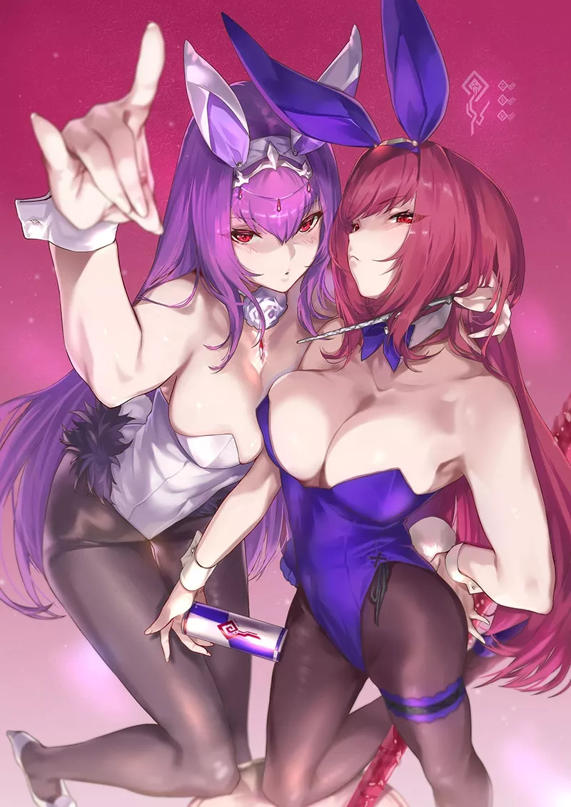 Bunny Scathach & Skadi [Fate/GO] posted by CheetahSperm18