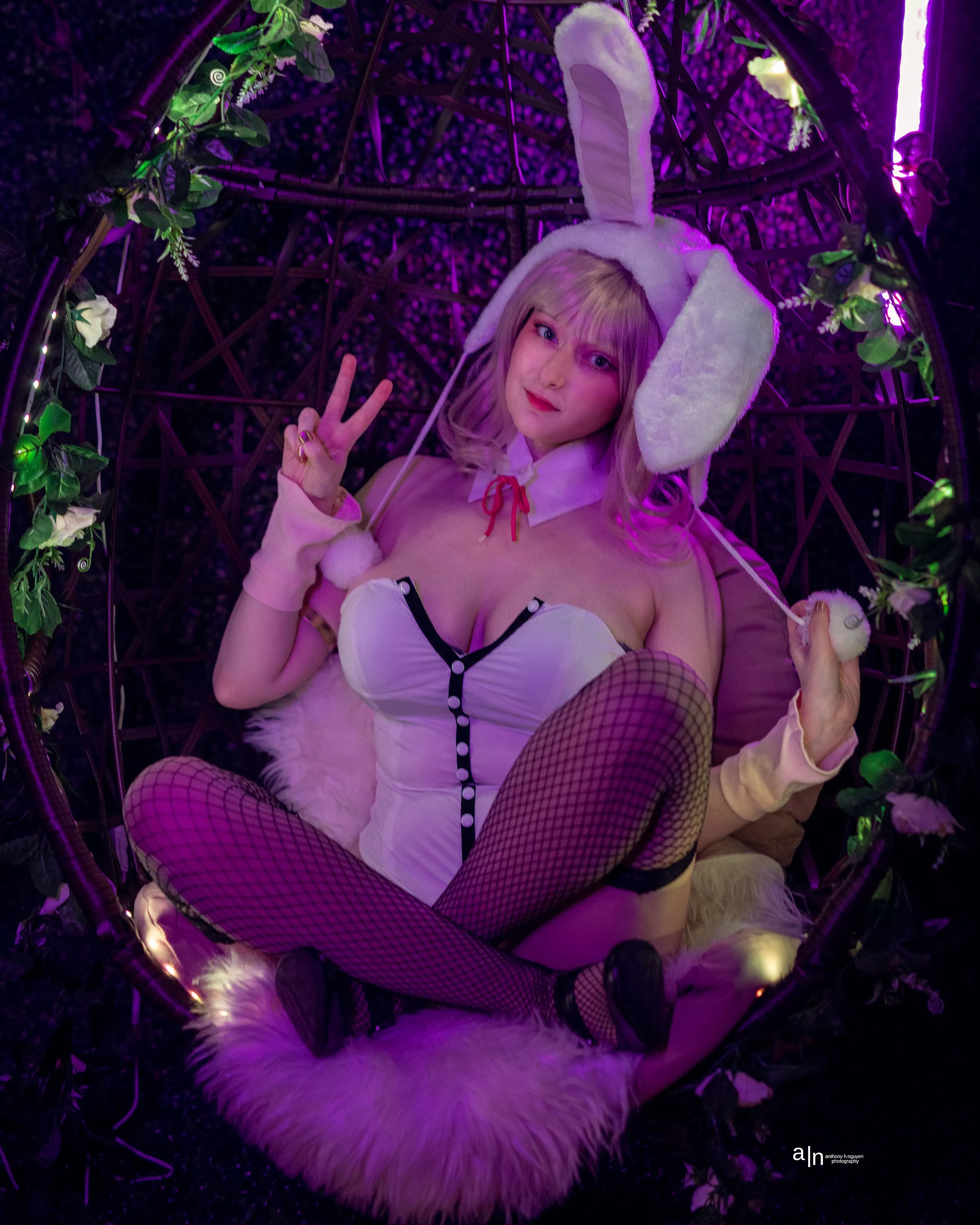 Bunny suit Chiaki Nanami by Neko.mance posted by nekomance