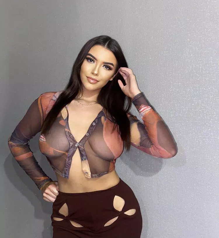 Busty in a see thru top posted by Broseiidon