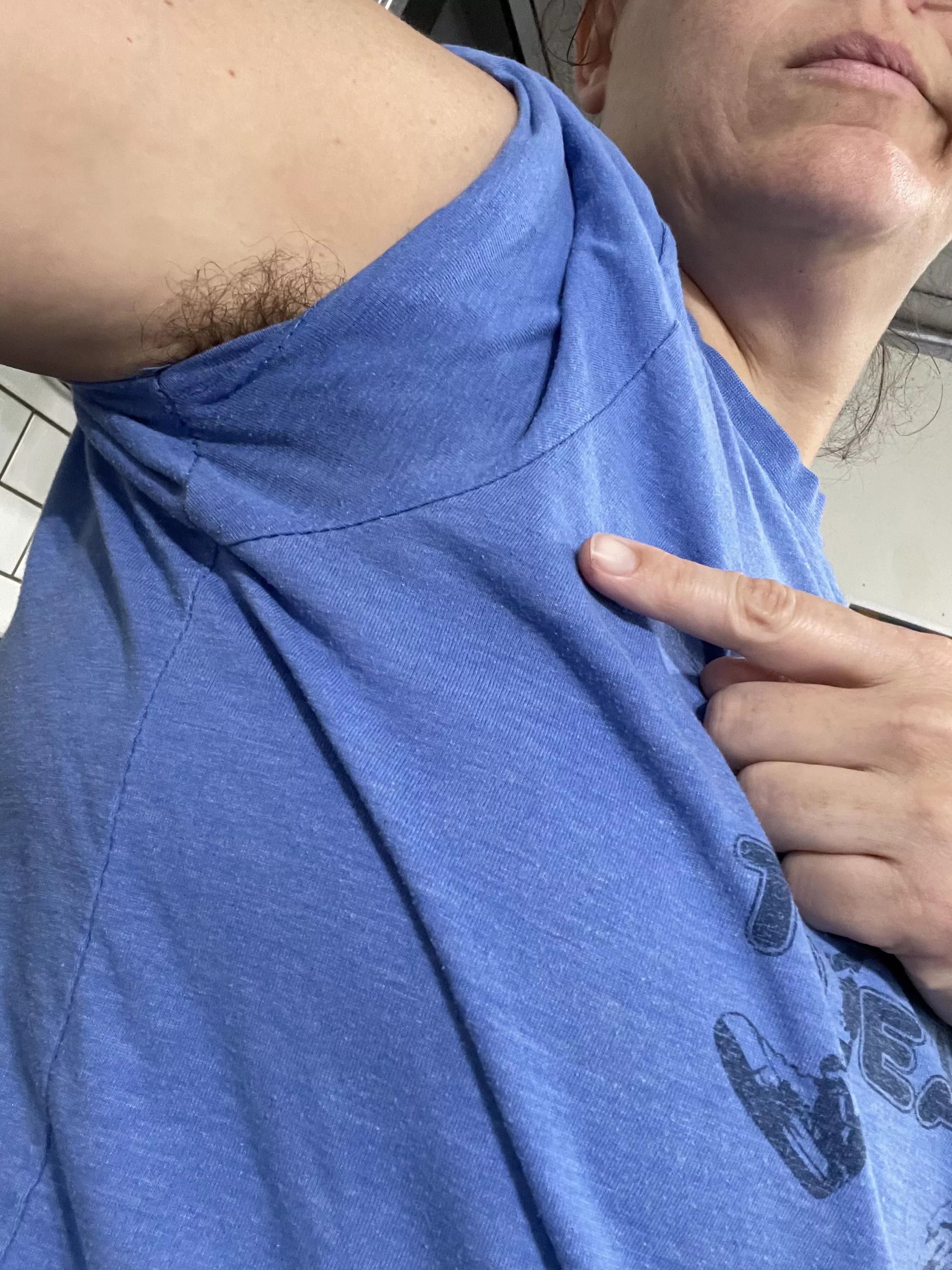 Busy morning for these hairy n sweaty pits! posted by fairandhairy