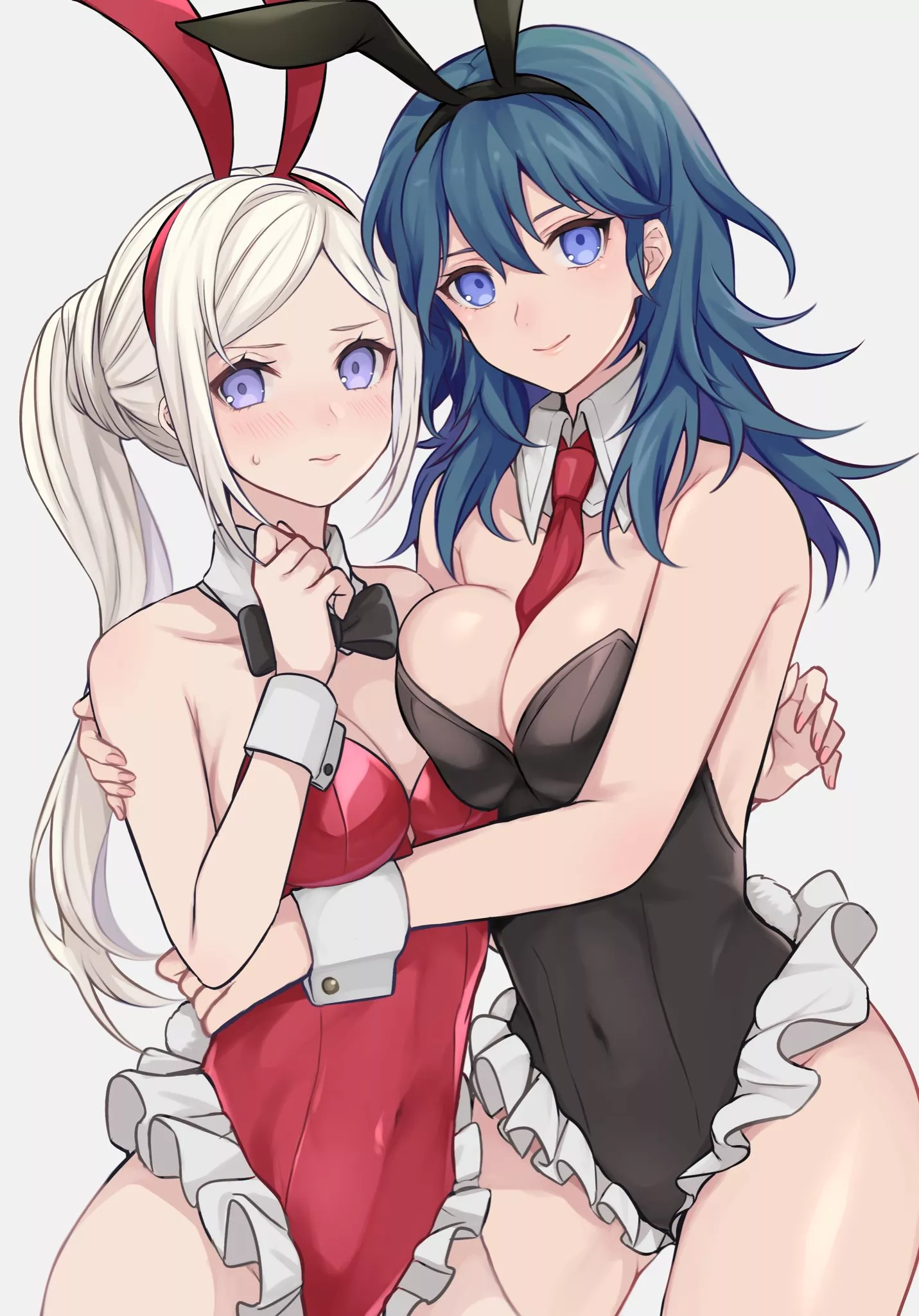 Byleth And Edelgard Bunny Girls (Shimizu Akina) [Fire Emblem] posted by sequence_string