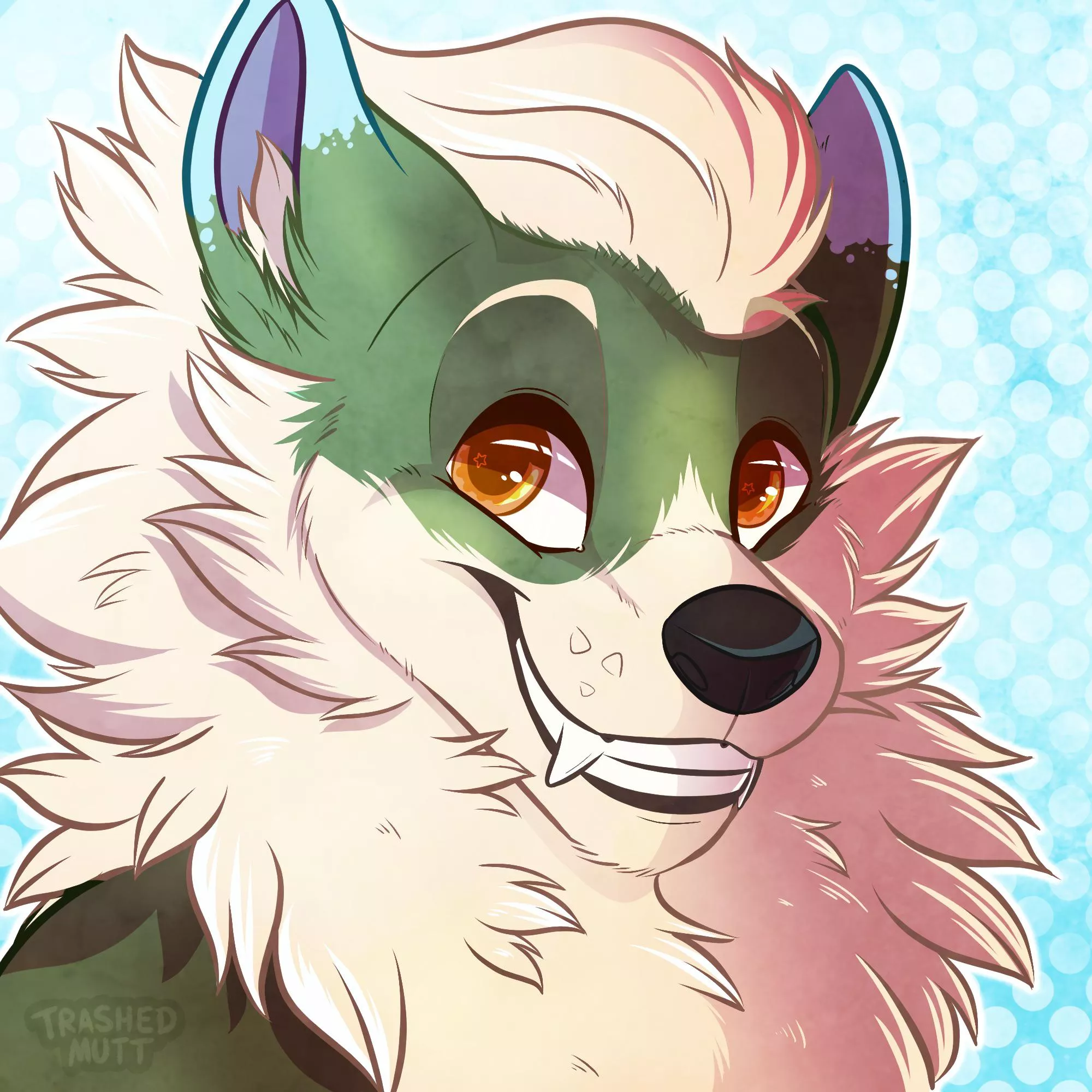 Cactus Dog 🌵 (art by me - trashedmutt on Twitter) posted by trash-mutt