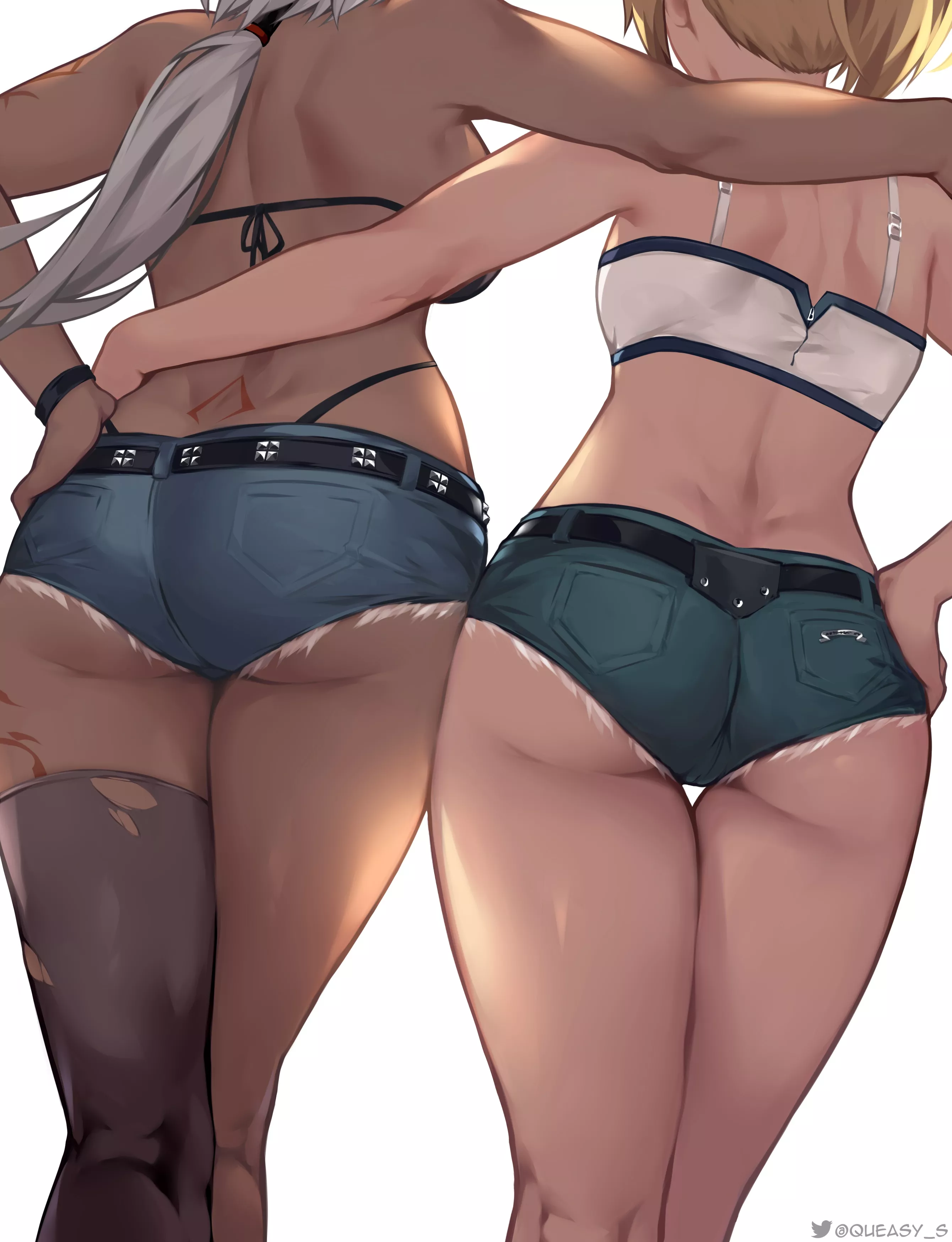 Caenis and Modred booty posted by konosubaa002