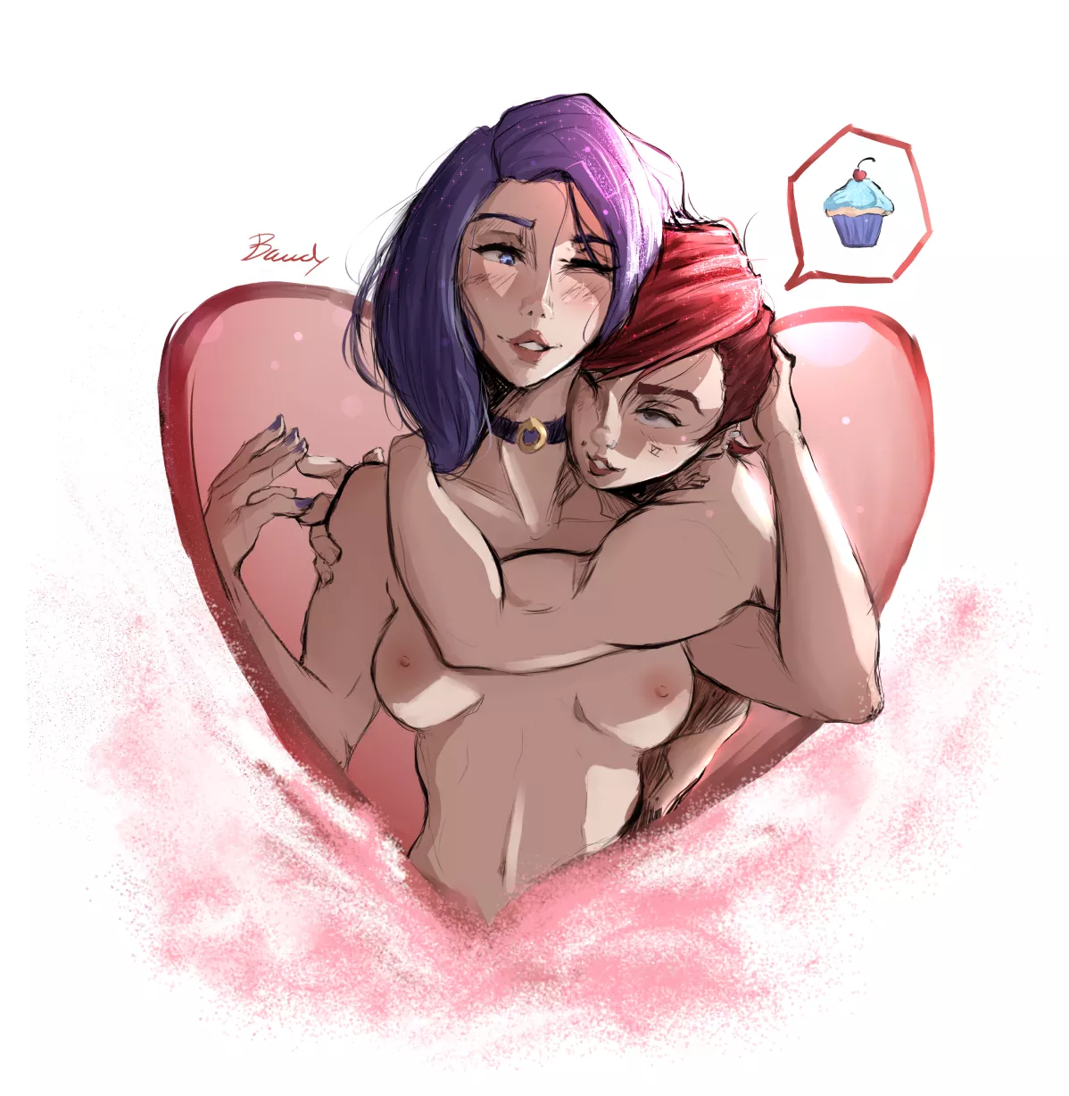 Caitlyn & Vi Hug (BawdyArt) [Arcane] posted by BawdyArt