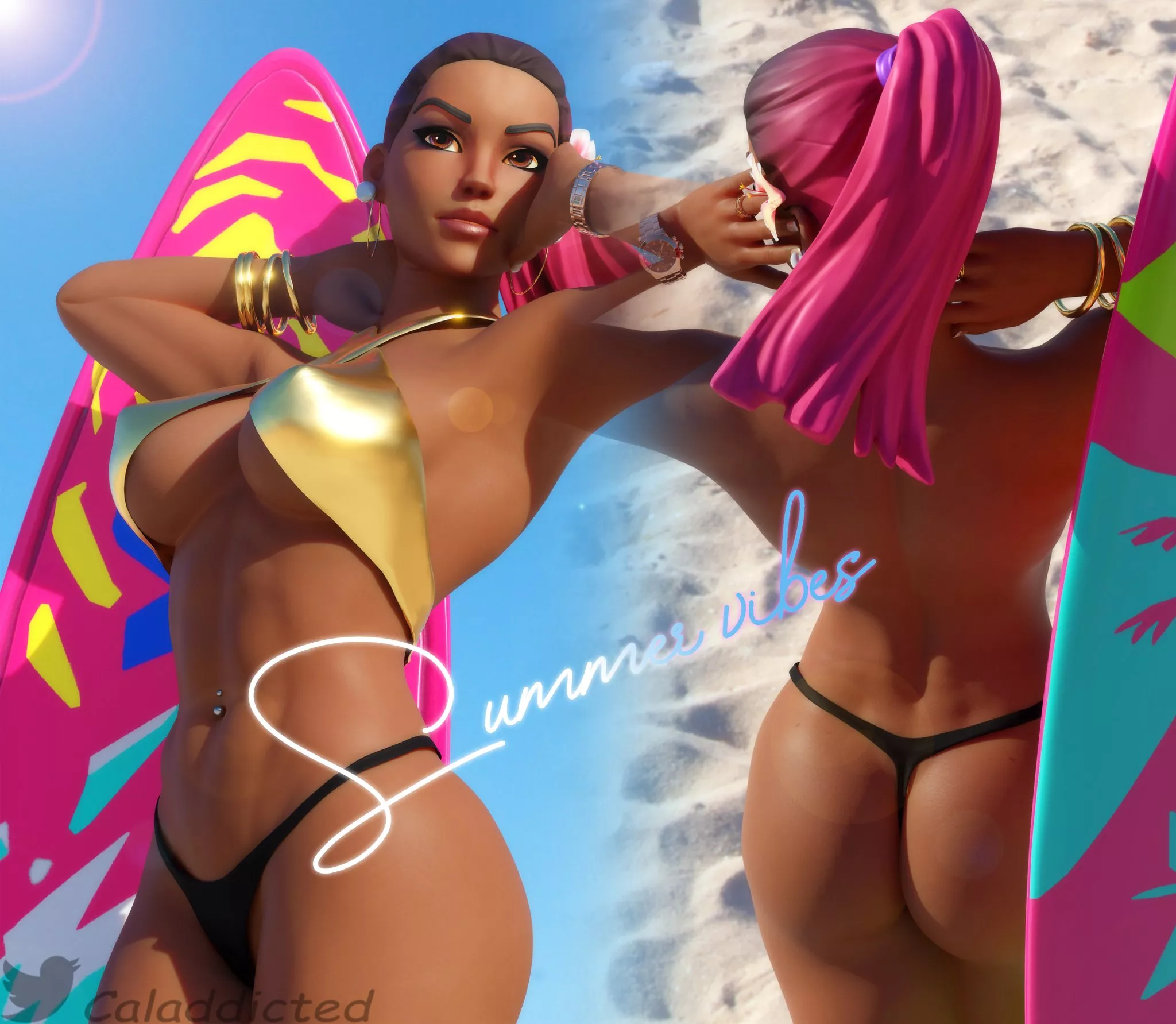 Calamity - Summer Vibes (Caladdicted) [Fortnite] posted by Kuro-Oji