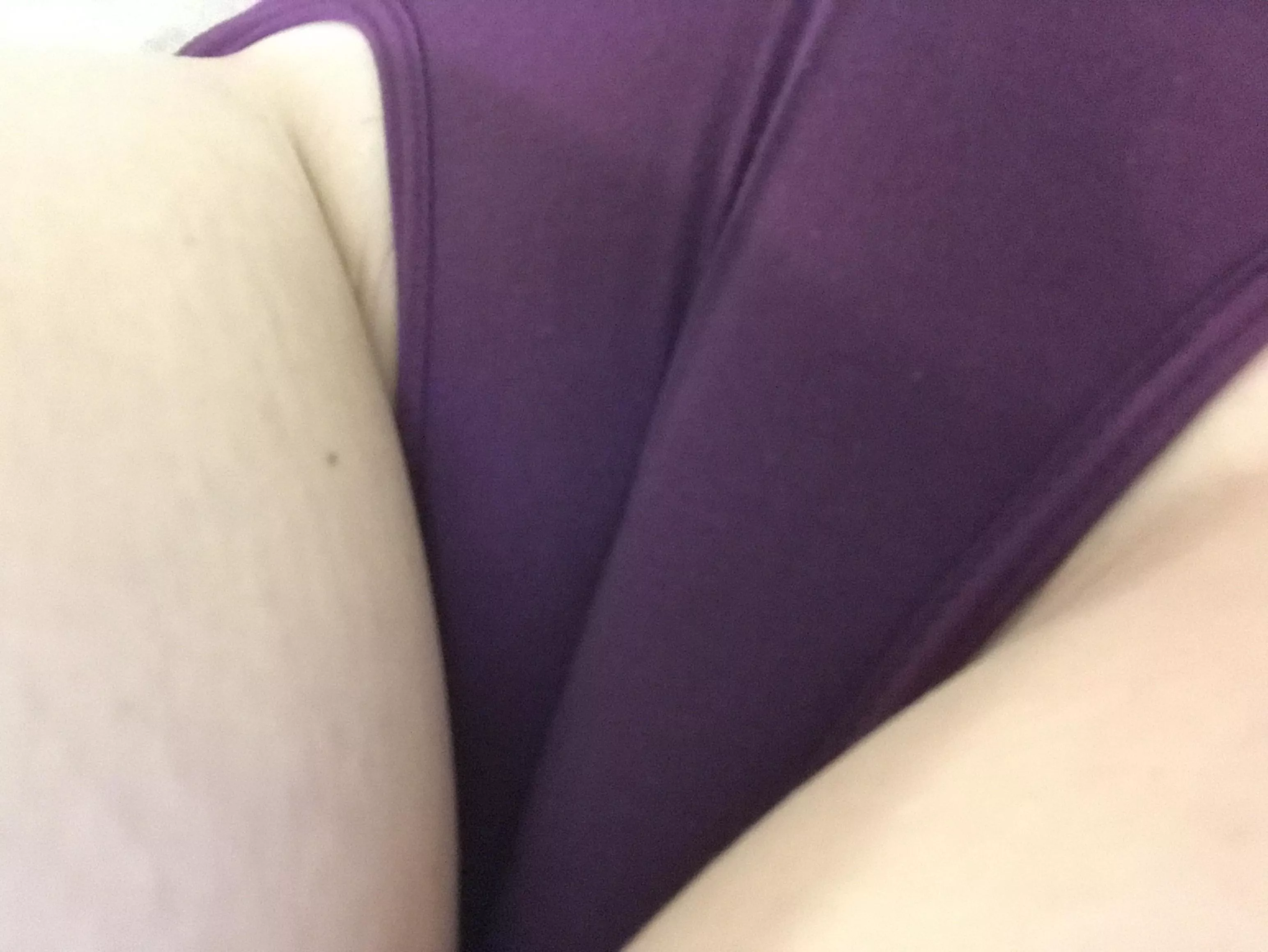 Camel toe in dark purple panties posted by immadawgtoo