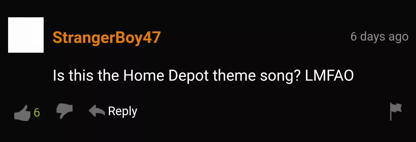 Can confirm it was The Home Depot theme song posted by not_gerg