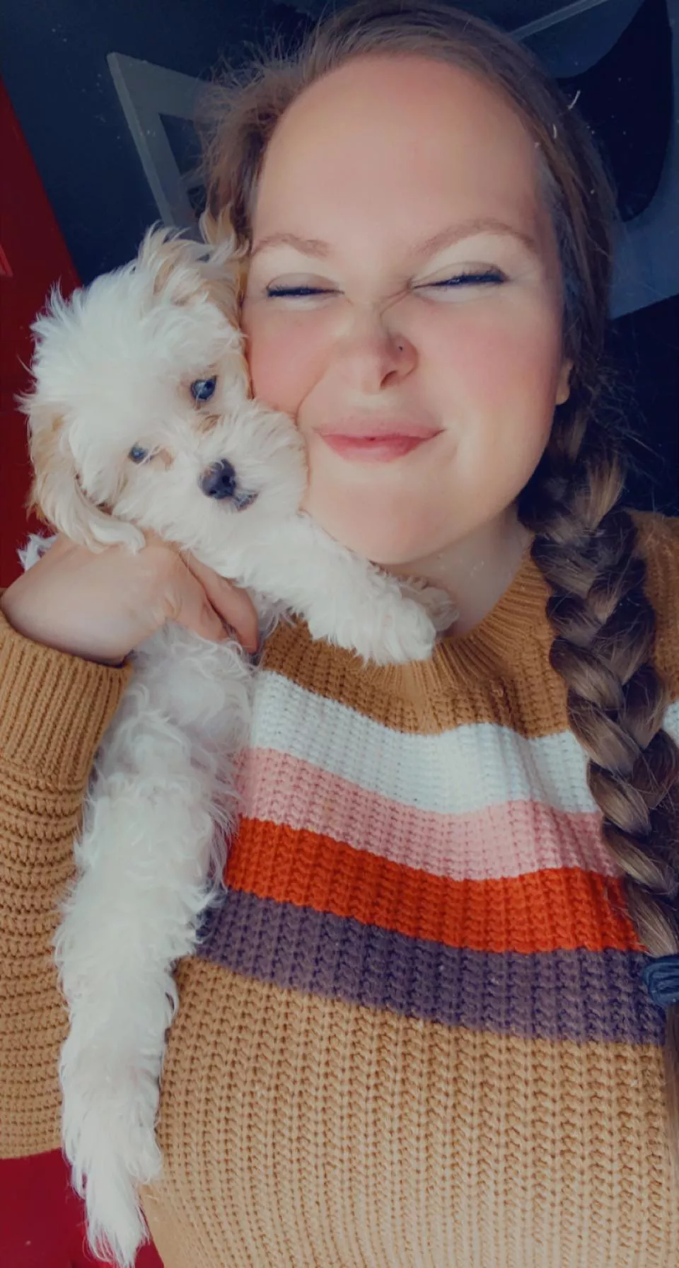 Can I just skip work and stay home with my puppy please 🥺 posted by Babyblueeyes193