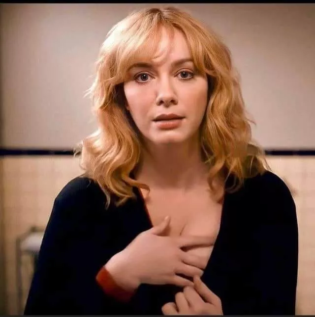 Can you imagine Christina Hendricks pulling her boobs out for you like this. posted by 420LeeLee420