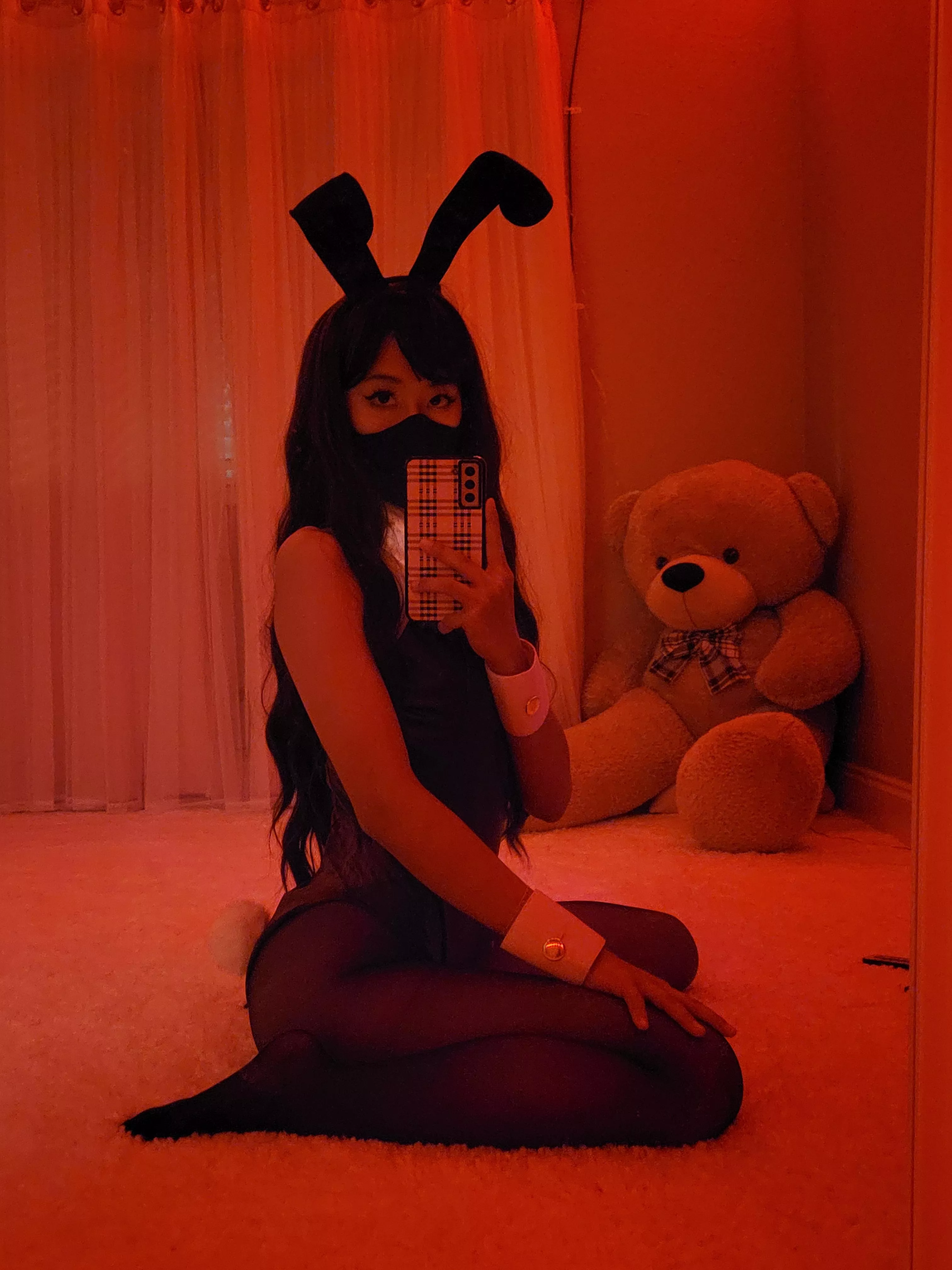 can you resist a cute tiny Asian girl in a bunny costume? 😍 posted by _thesmittenkitten