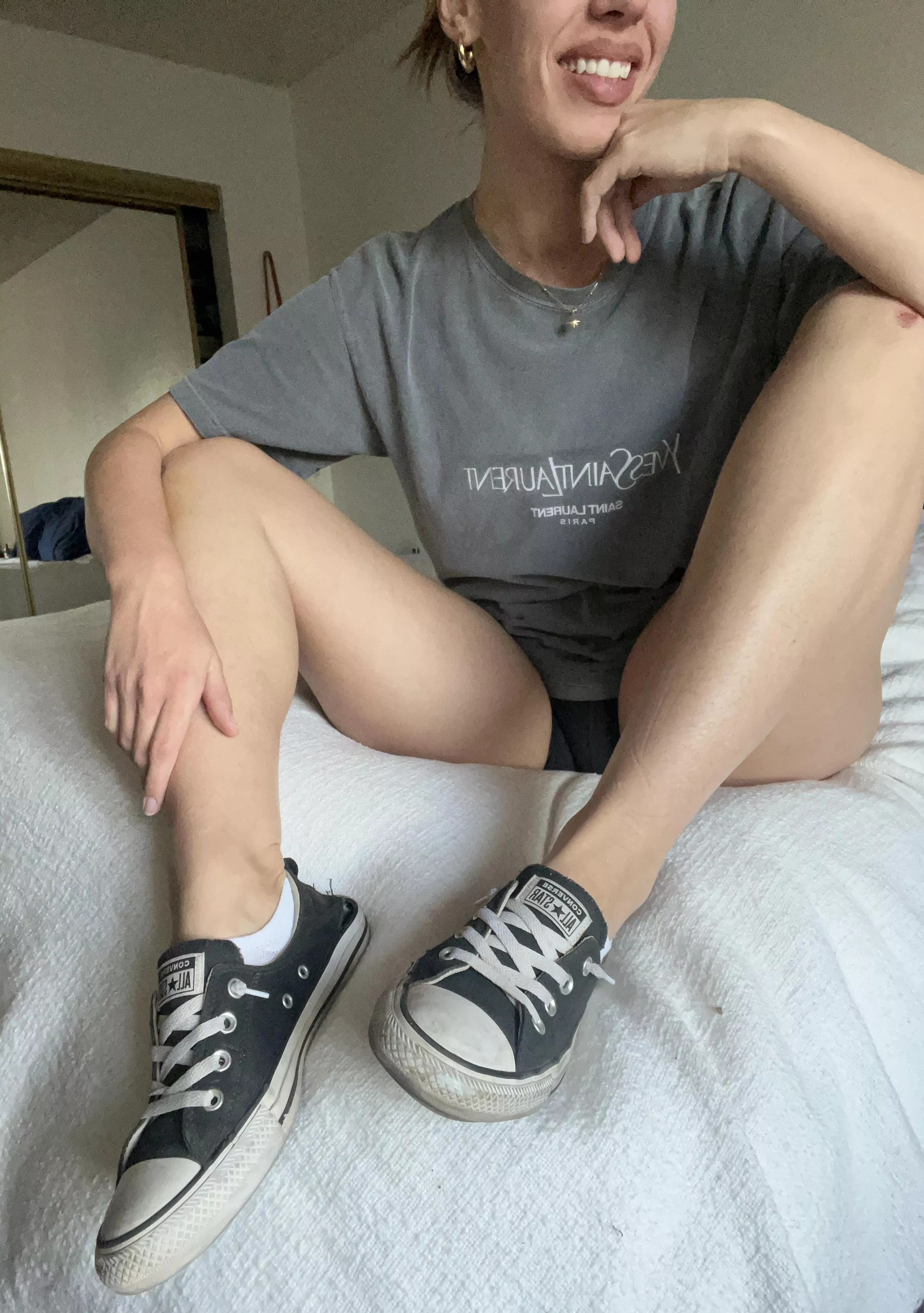 Can’t believe these chucks have lasted me so long! 3 years old 💀 posted by cutesyfitfeet