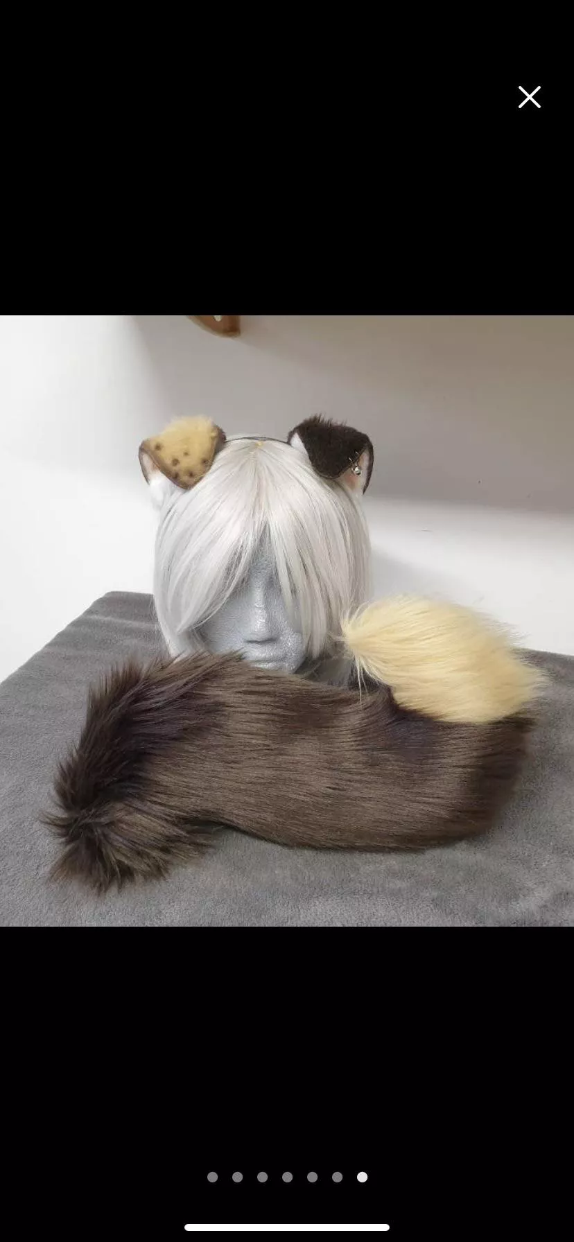 Can’t wait for my new ears and tail to come!!! Any ideas what breed this could be? posted by Ghost_Puppy