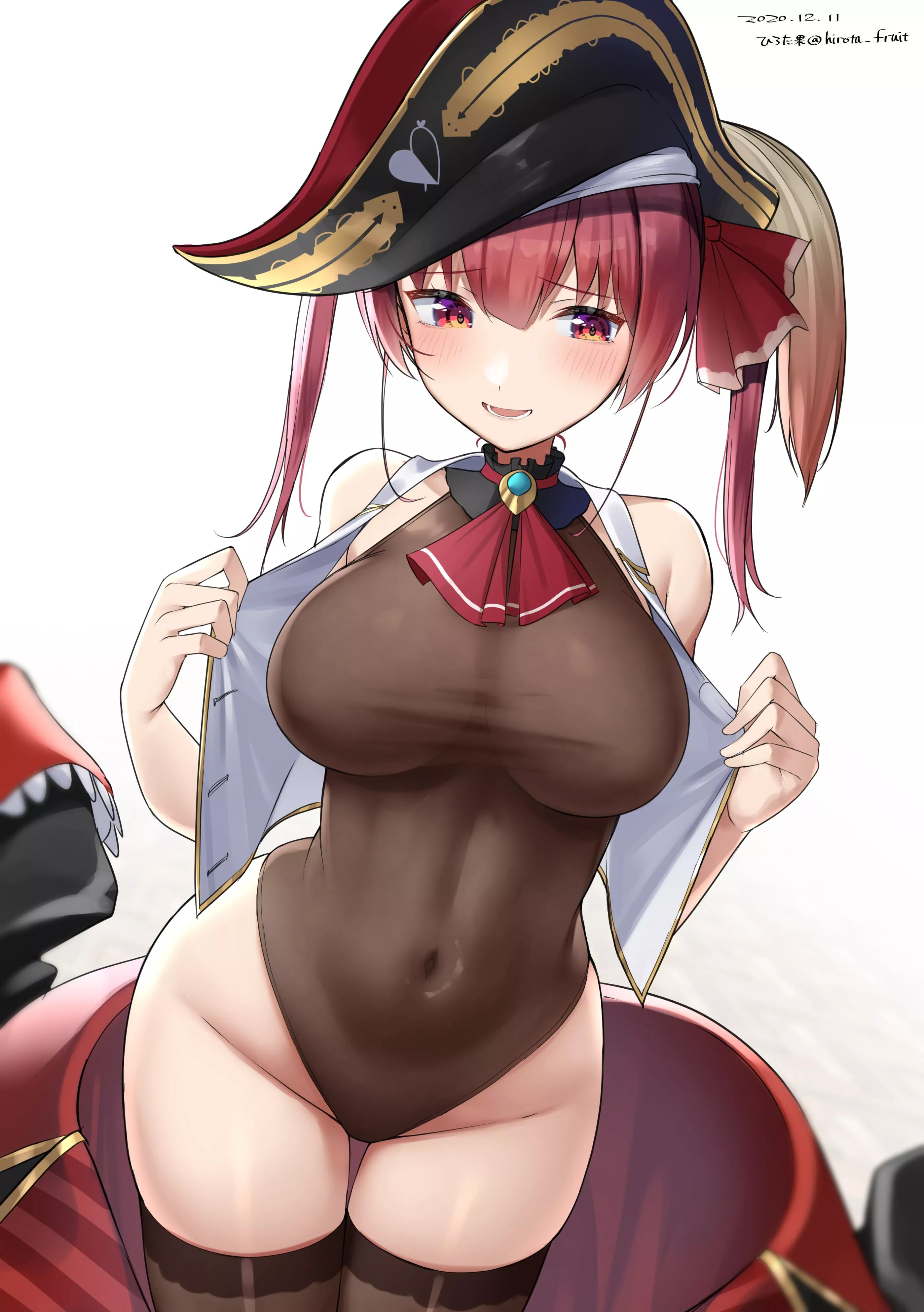 Captain, Show Me Your Innerwear! (Hirota Fruit) [Hololive] posted by sequence_string