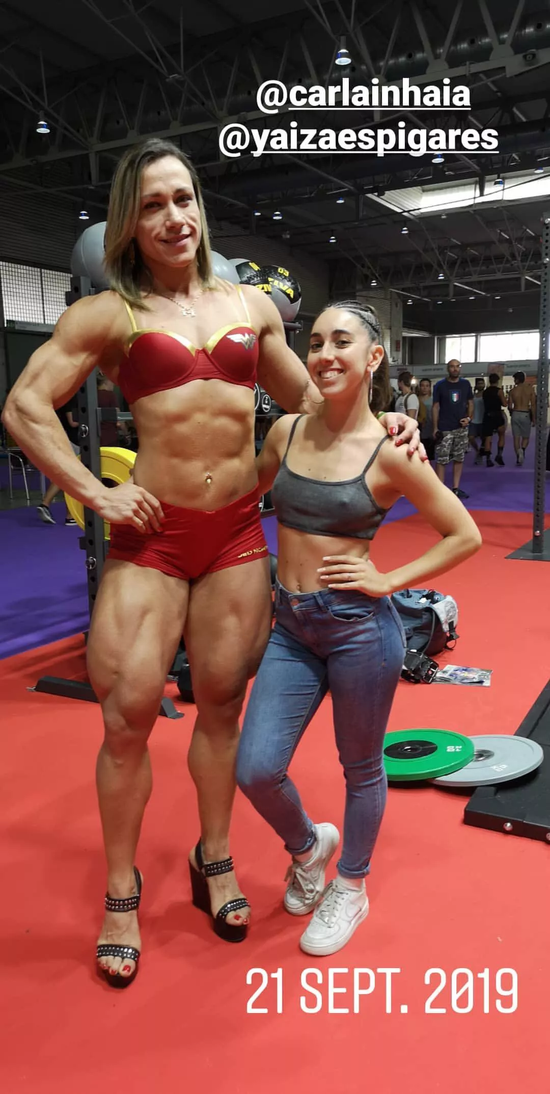 Carla Inhaia looking like an amazonian posted by bigwoodbigthighs