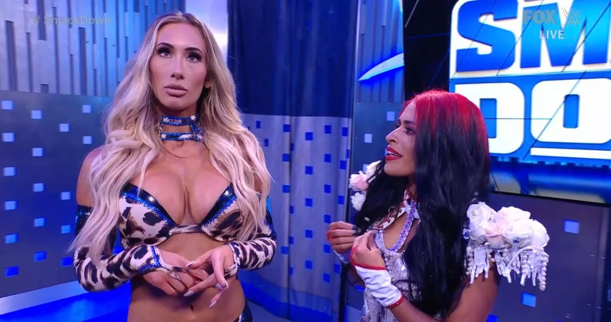 Carmella from WWE again. She even has the blank mindless stare 🥵 posted by Mrwilliams2332