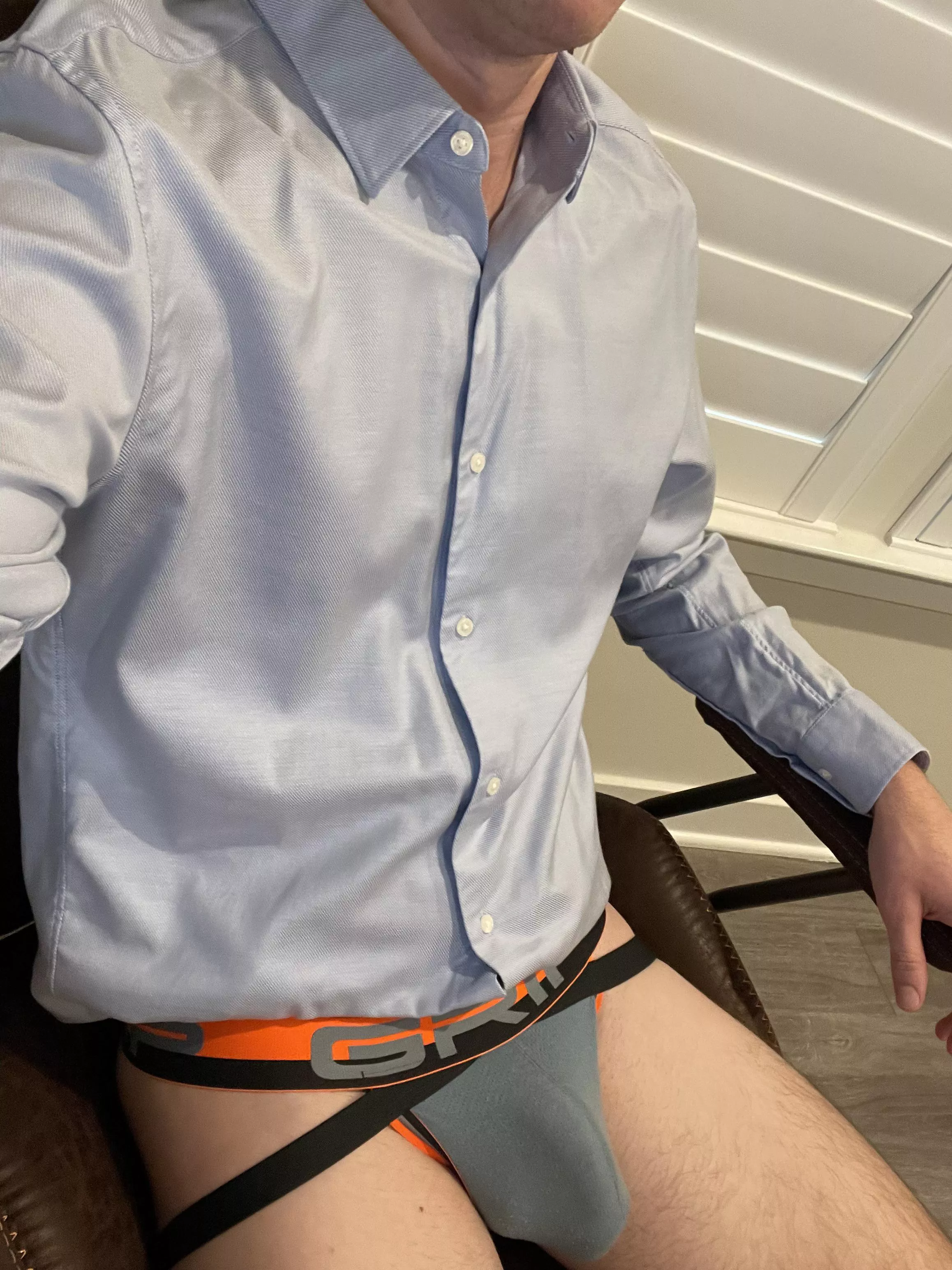 Casual Fridays are way more fun when working from home posted by broke_20s_twink