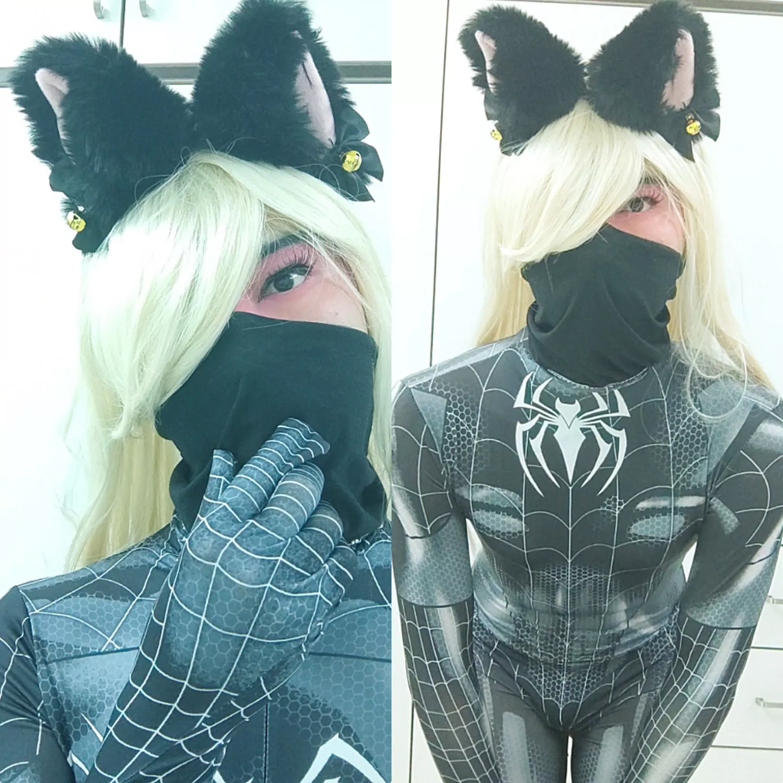 Catboy Spiderwoman💞Who's your favourite Marvel superhero?💞👉🏻👈🏻 posted by femboycuber