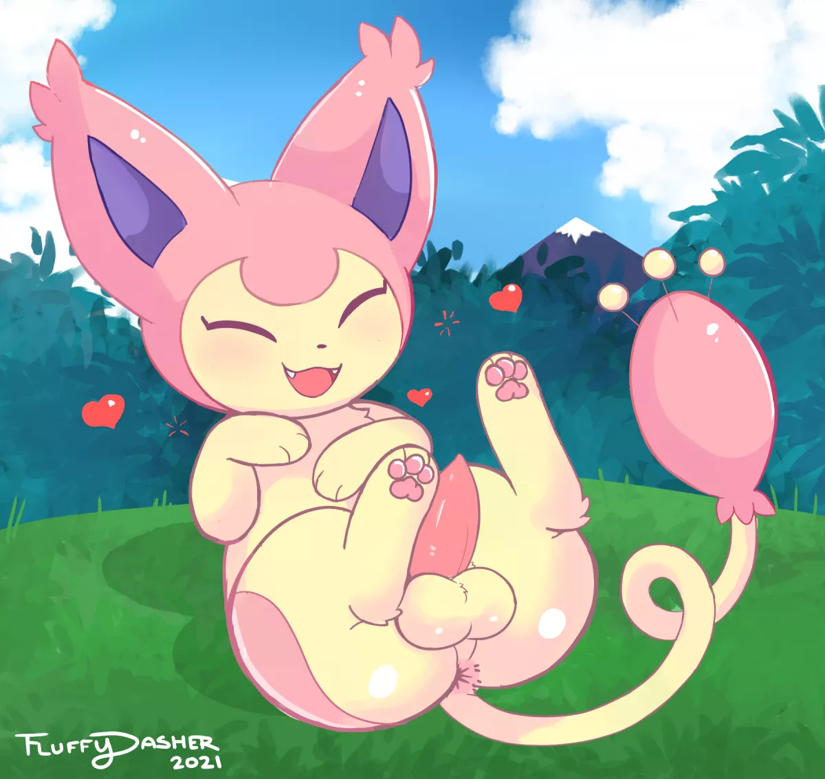 Catch them all challenge #300 - Skitty (fluffydasher) posted by Red_Gaymer