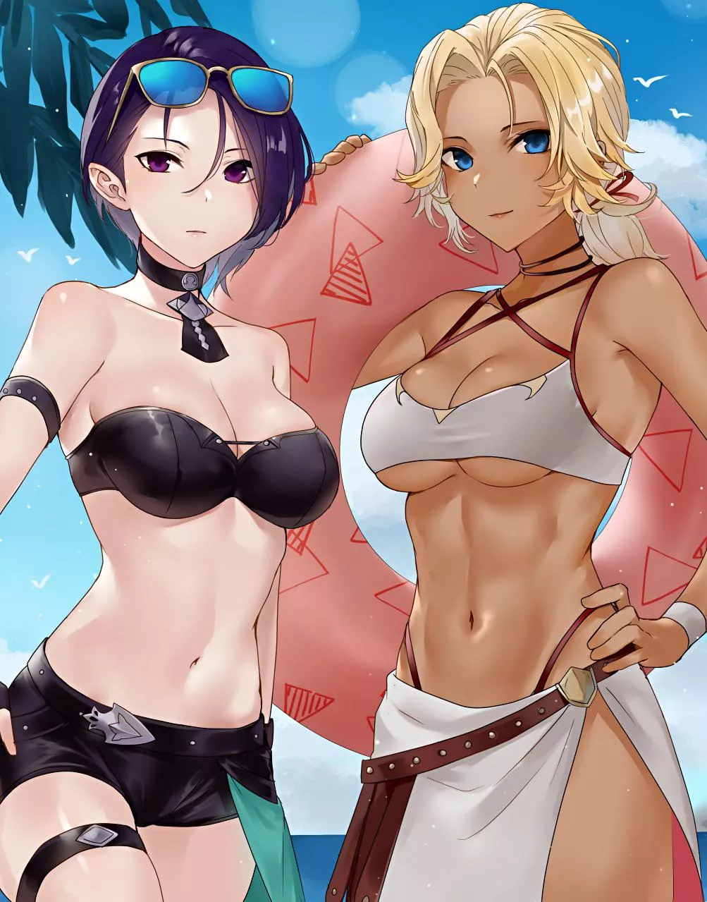 Catherine & Shamir’s Summer Vacation (Harunn2288) [Fire Emblem] posted by FIuffMeDaddy_