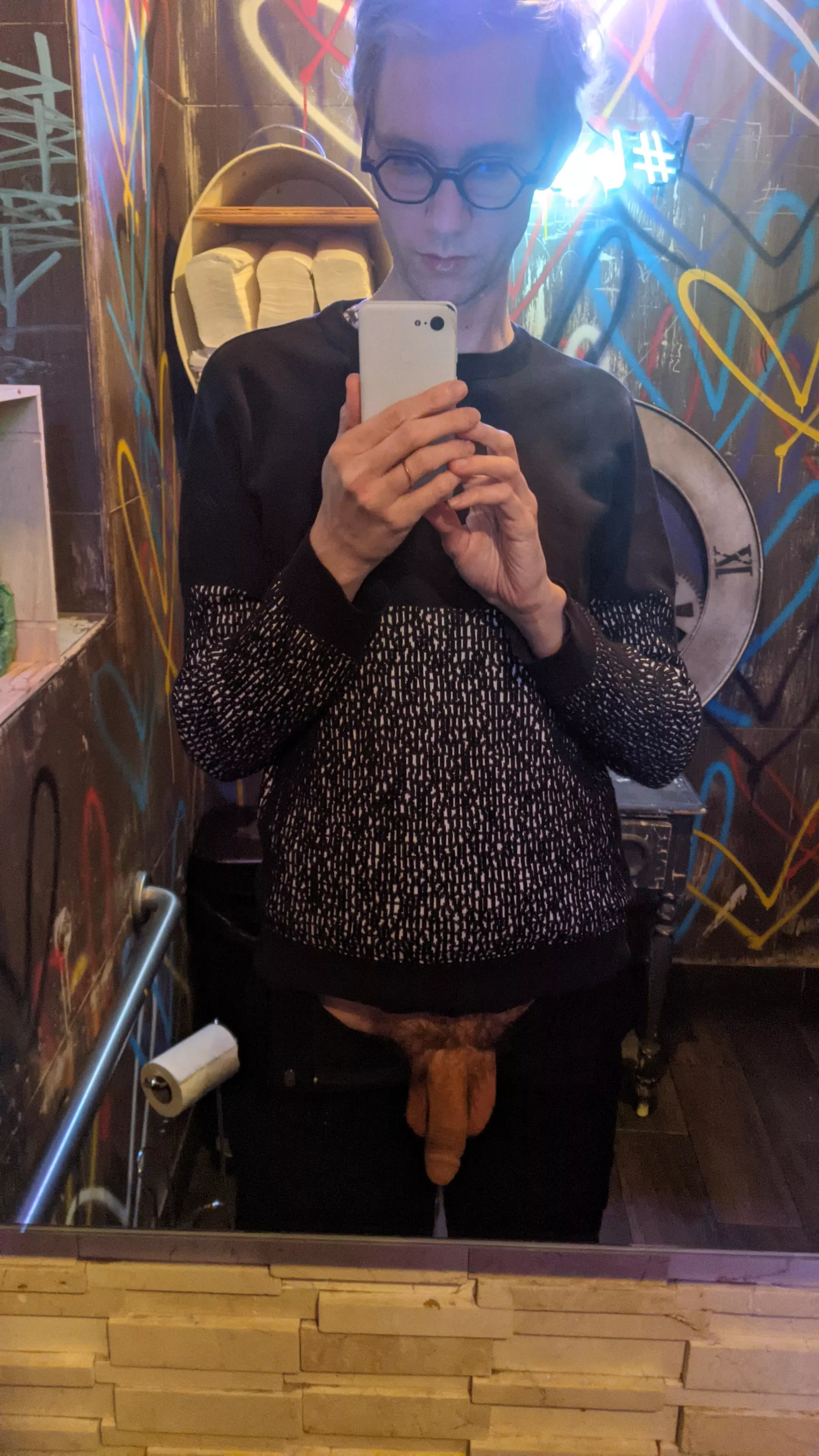 Caught Myself Pissing In This Public Bathroom posted by loganfrombrooklyn